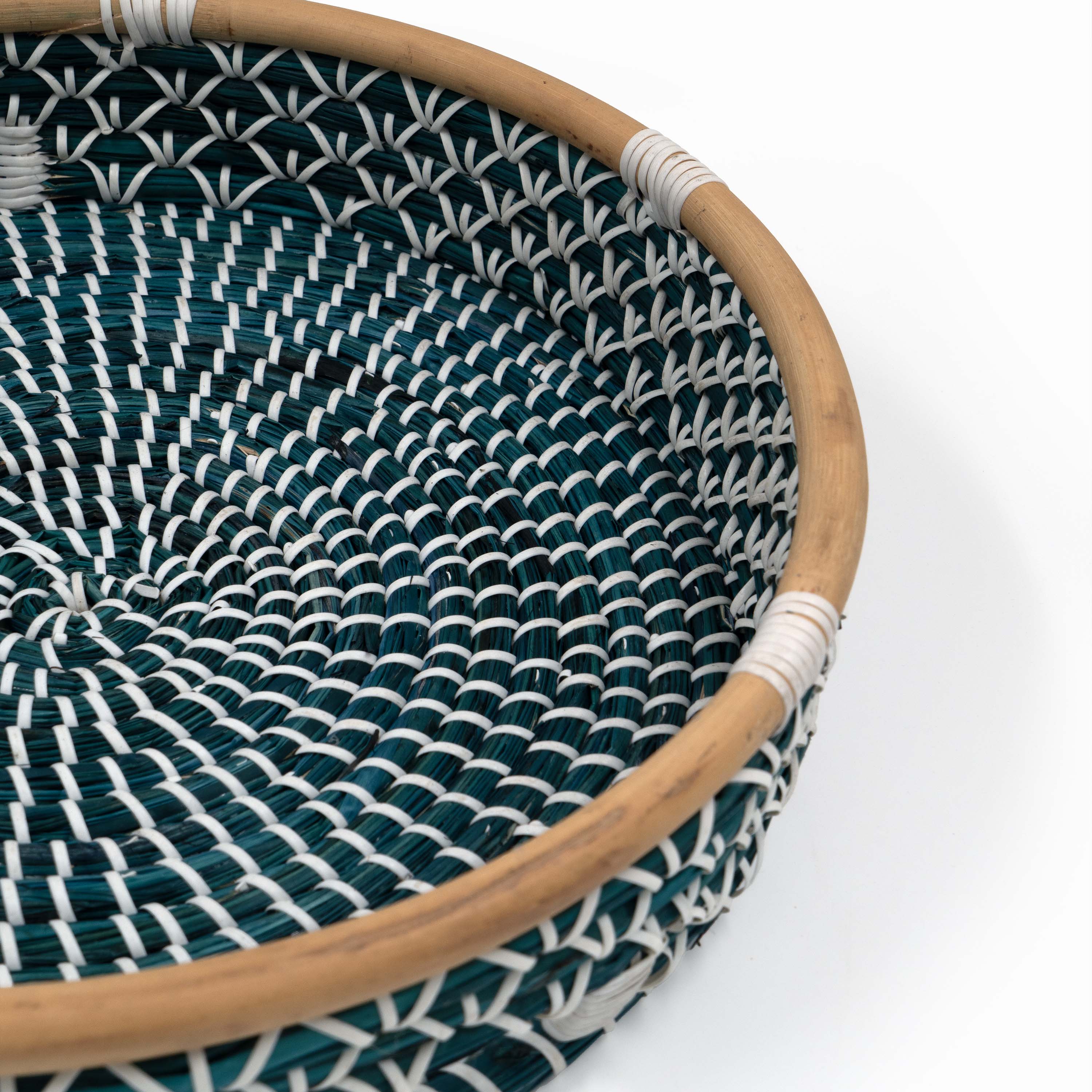 Rattan Round Tray