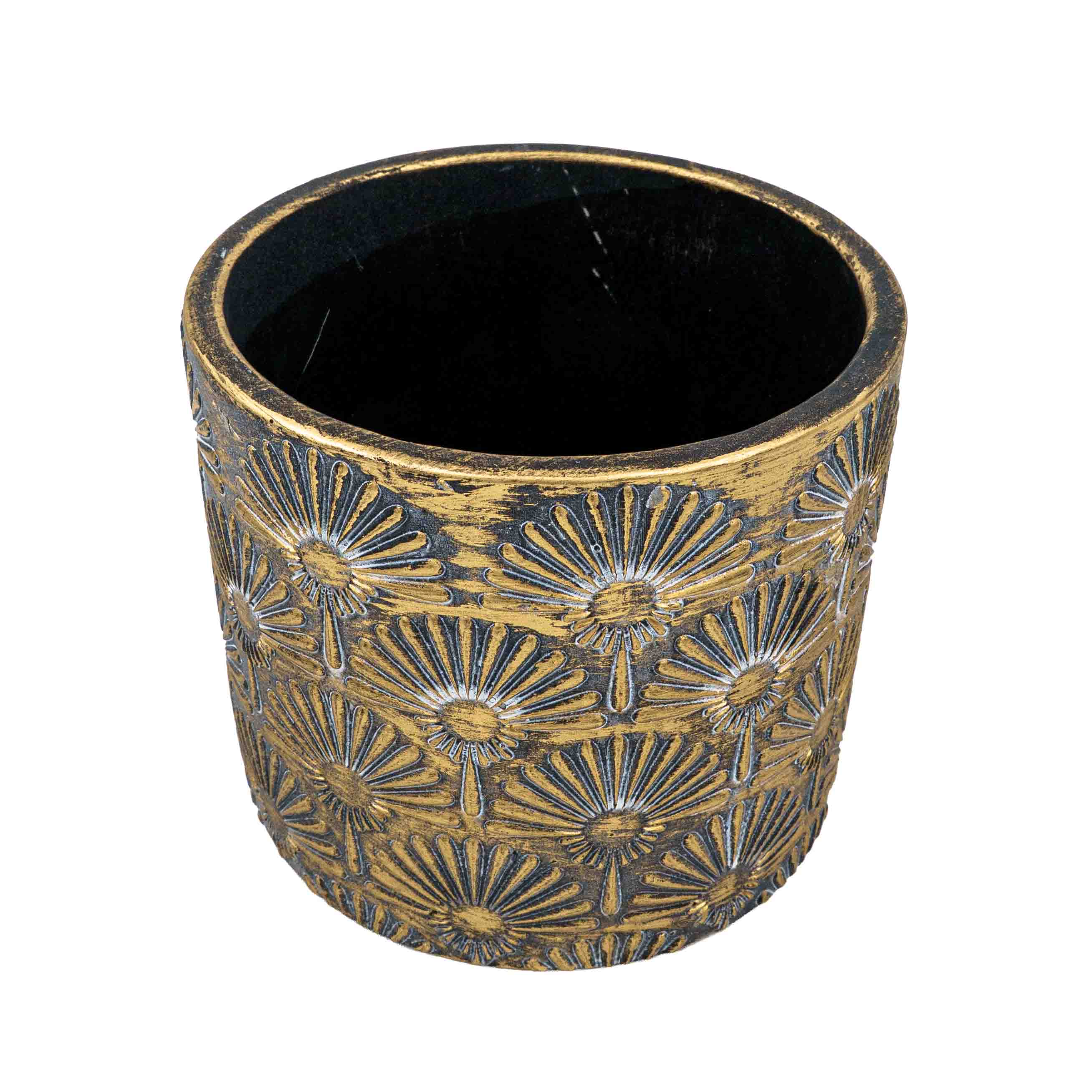 Hele Floral Concrete Pot