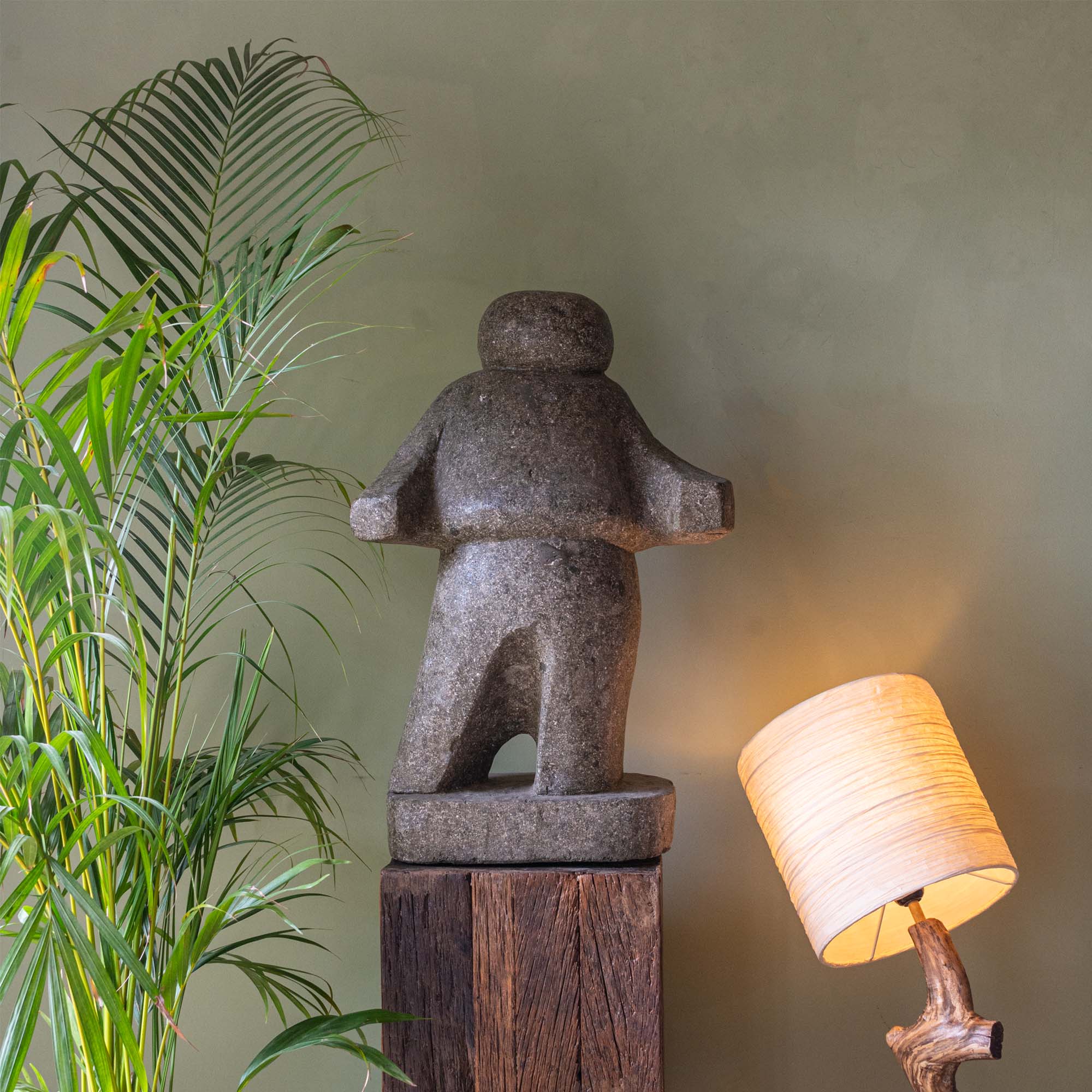 Stone Man Garden Decor