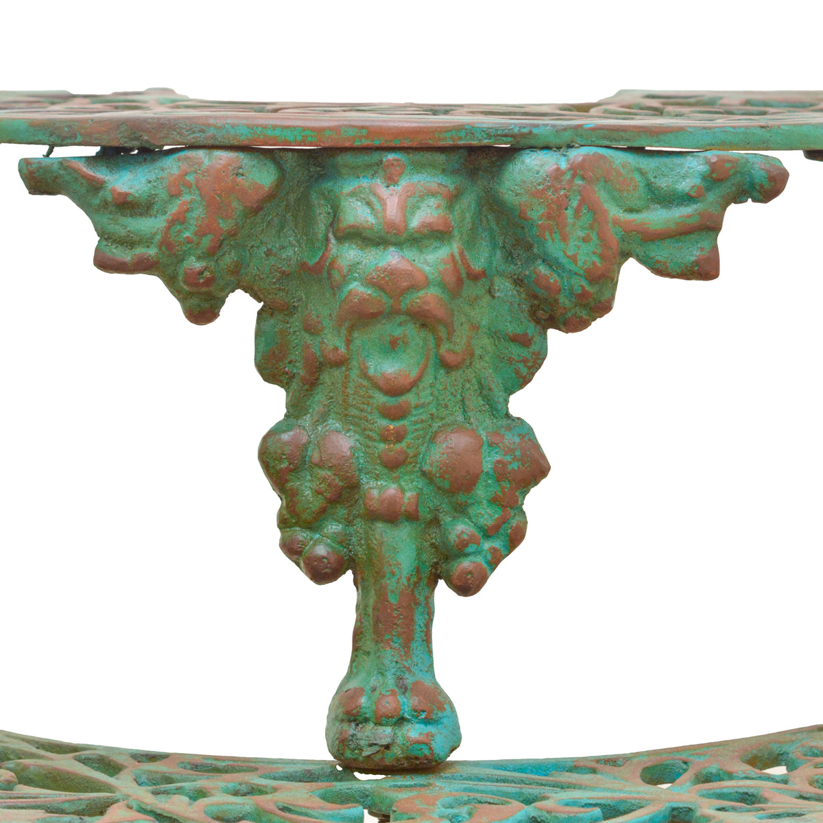 French Cast Iron Planter Stand- Green