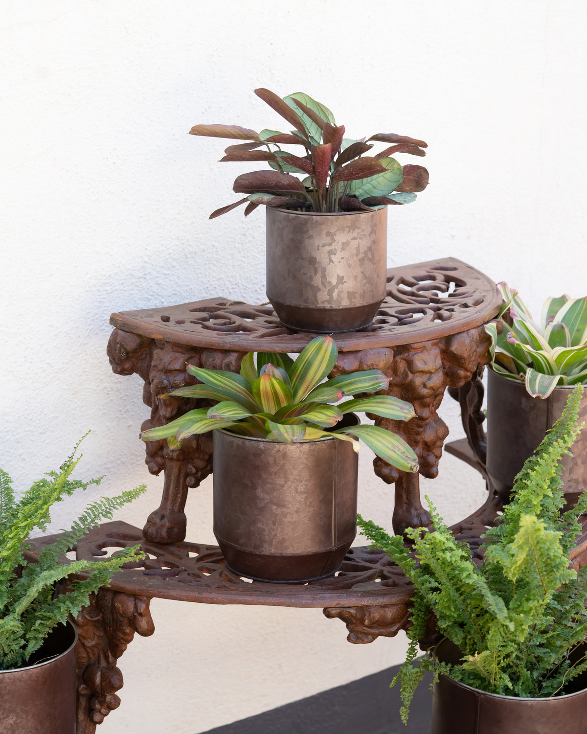 French Planter Stand Natural