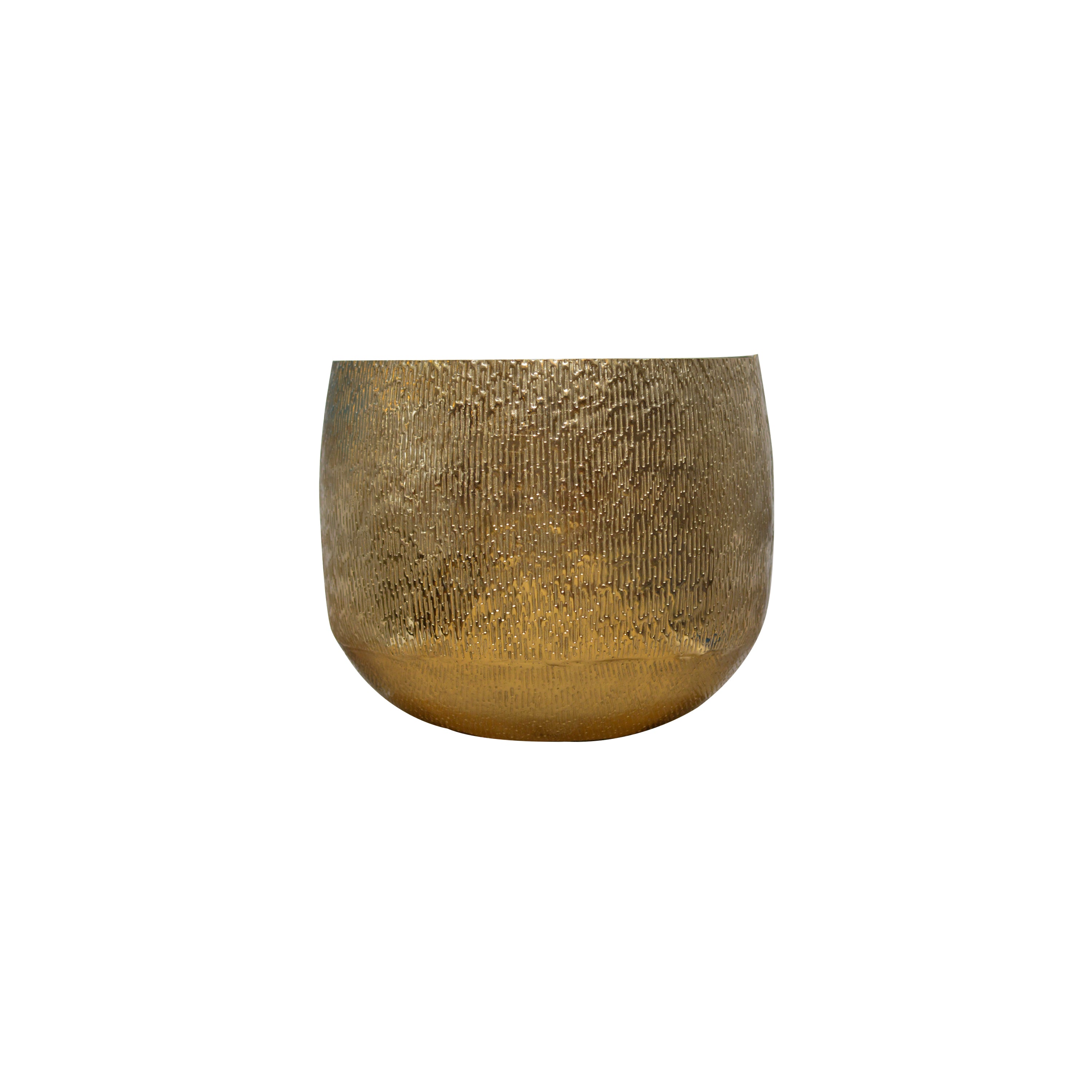 Textured Metal Pot