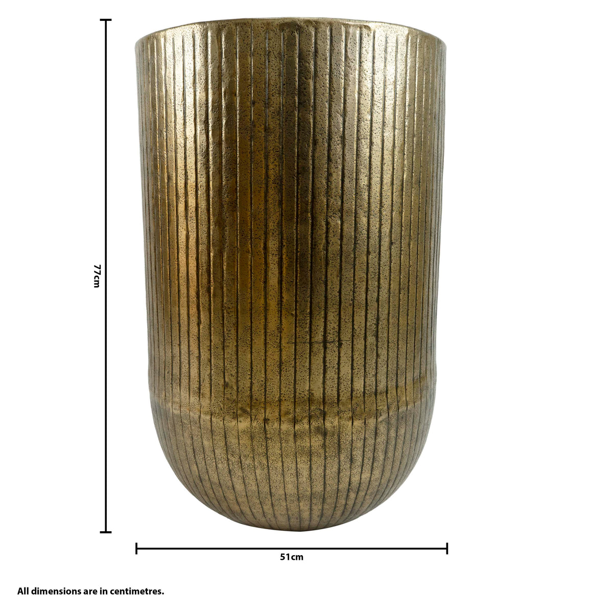 Tall Metal Pot
