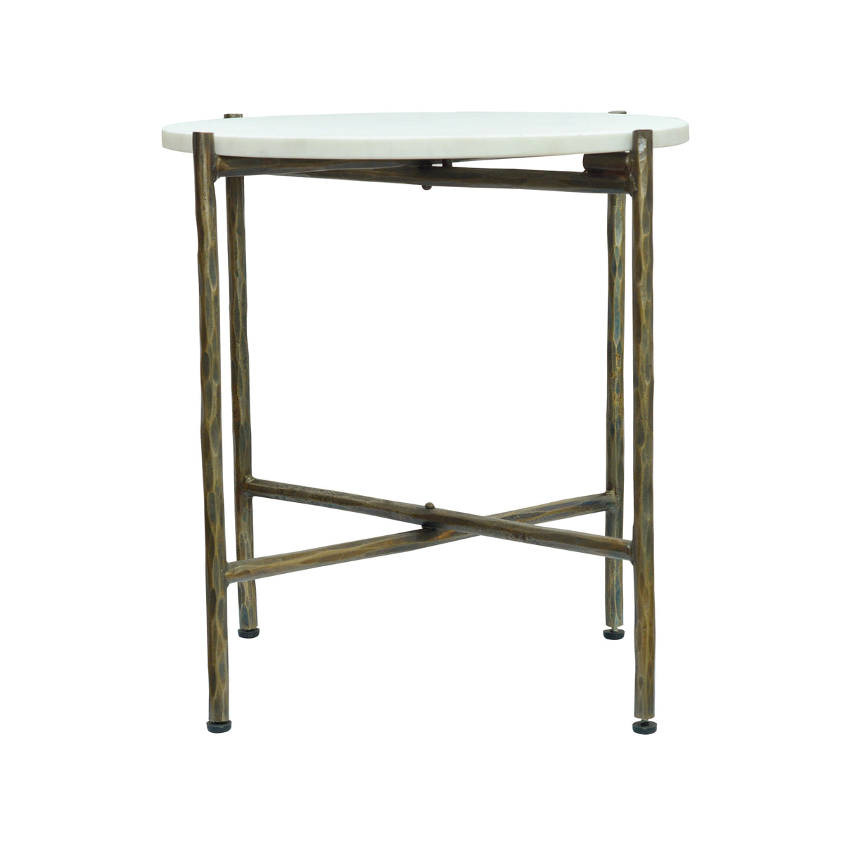 Marble and Iron Centre Table