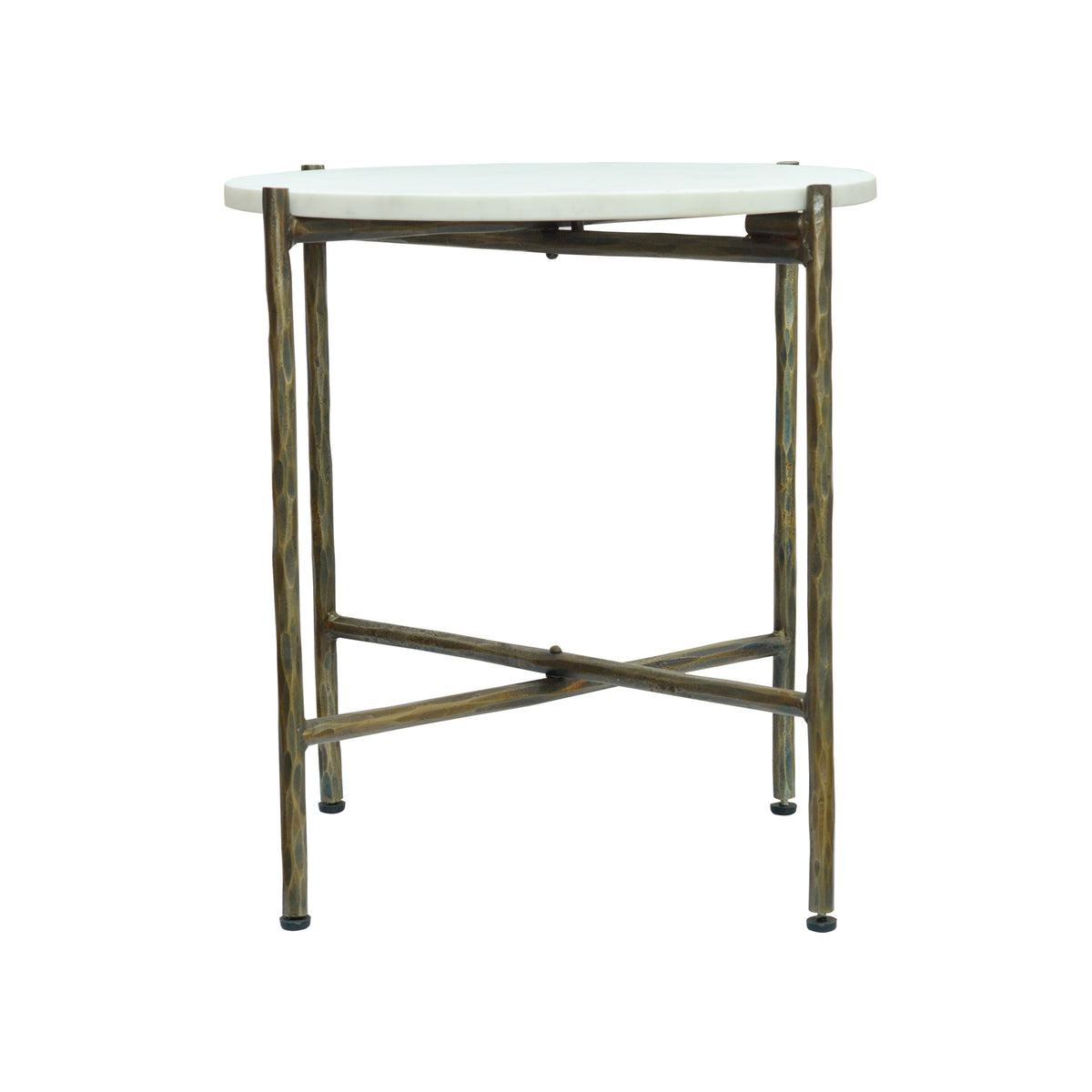 Marble and Iron Centre Table