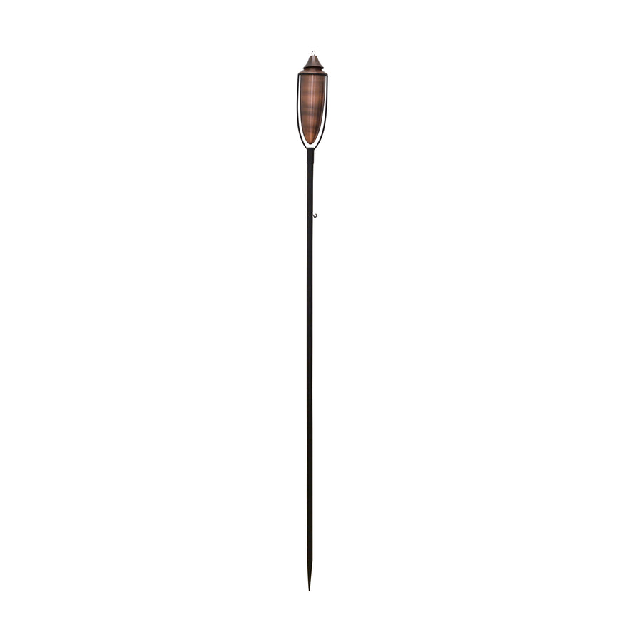 Floor standing Oil Torch - Copper & black