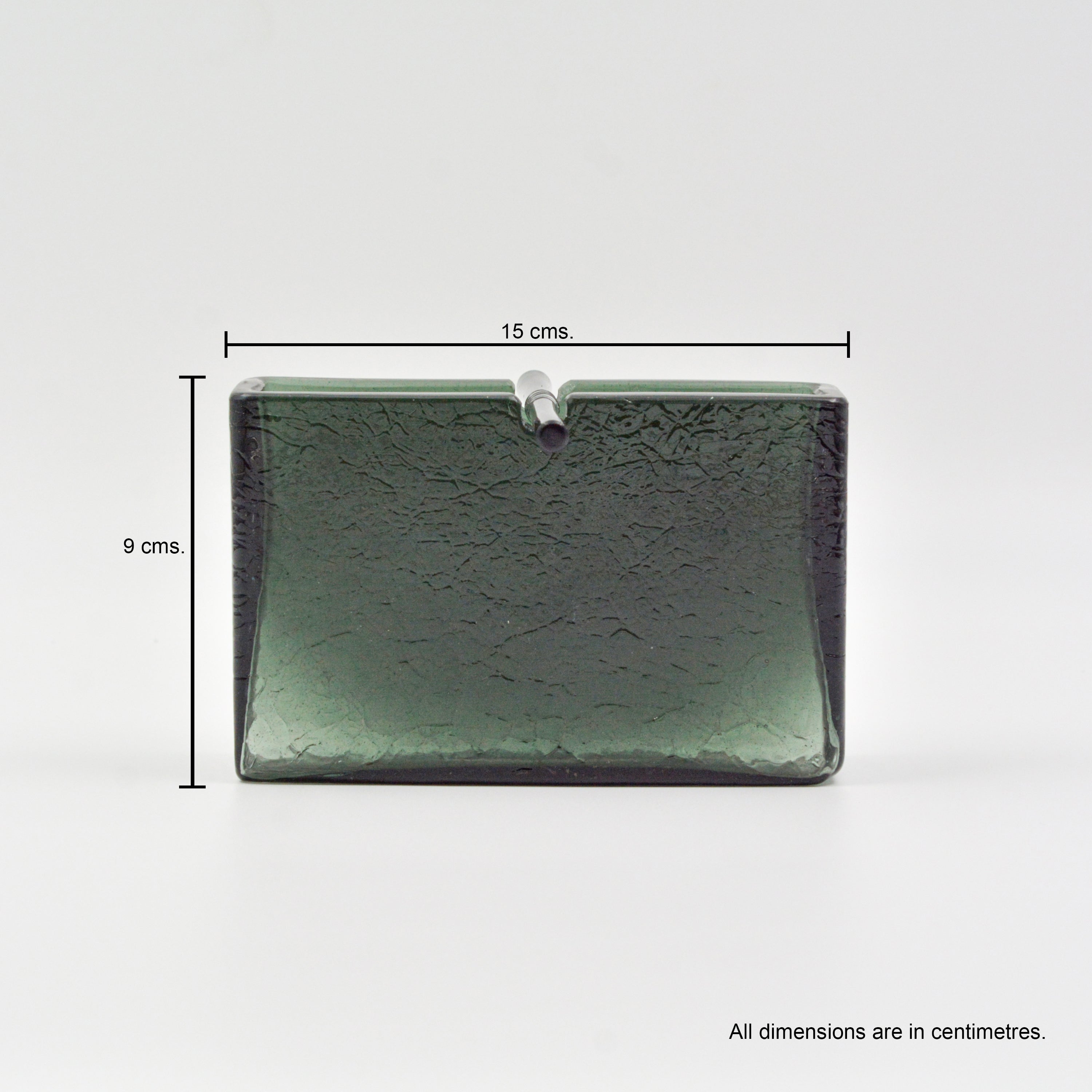 Mosquito Coil Holder Glass - Rectangular