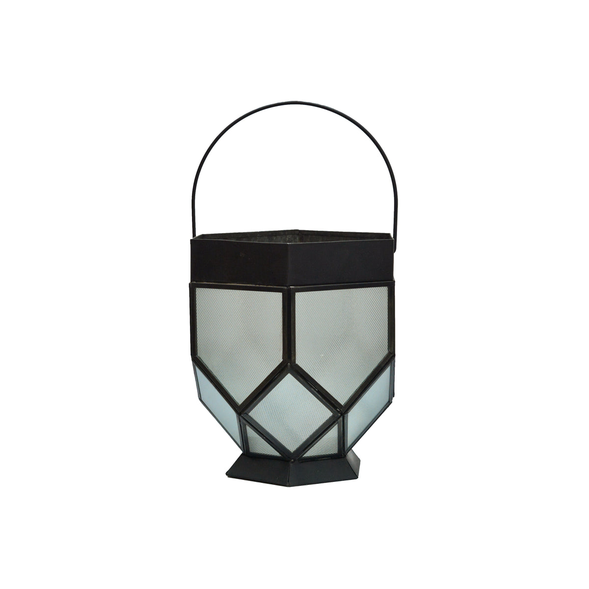Dotted Glass Candle Holder
