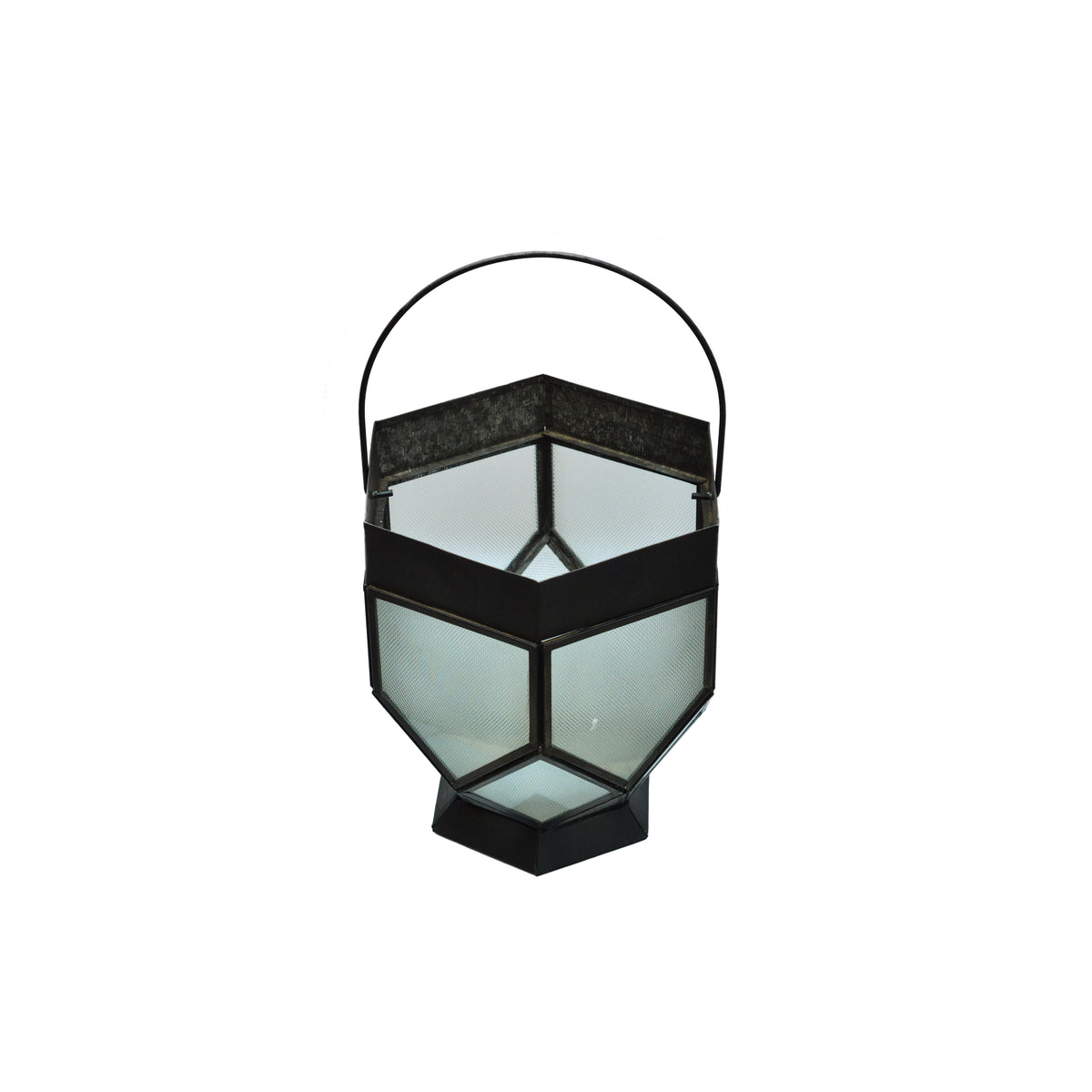 Dotted Glass Candle Holder