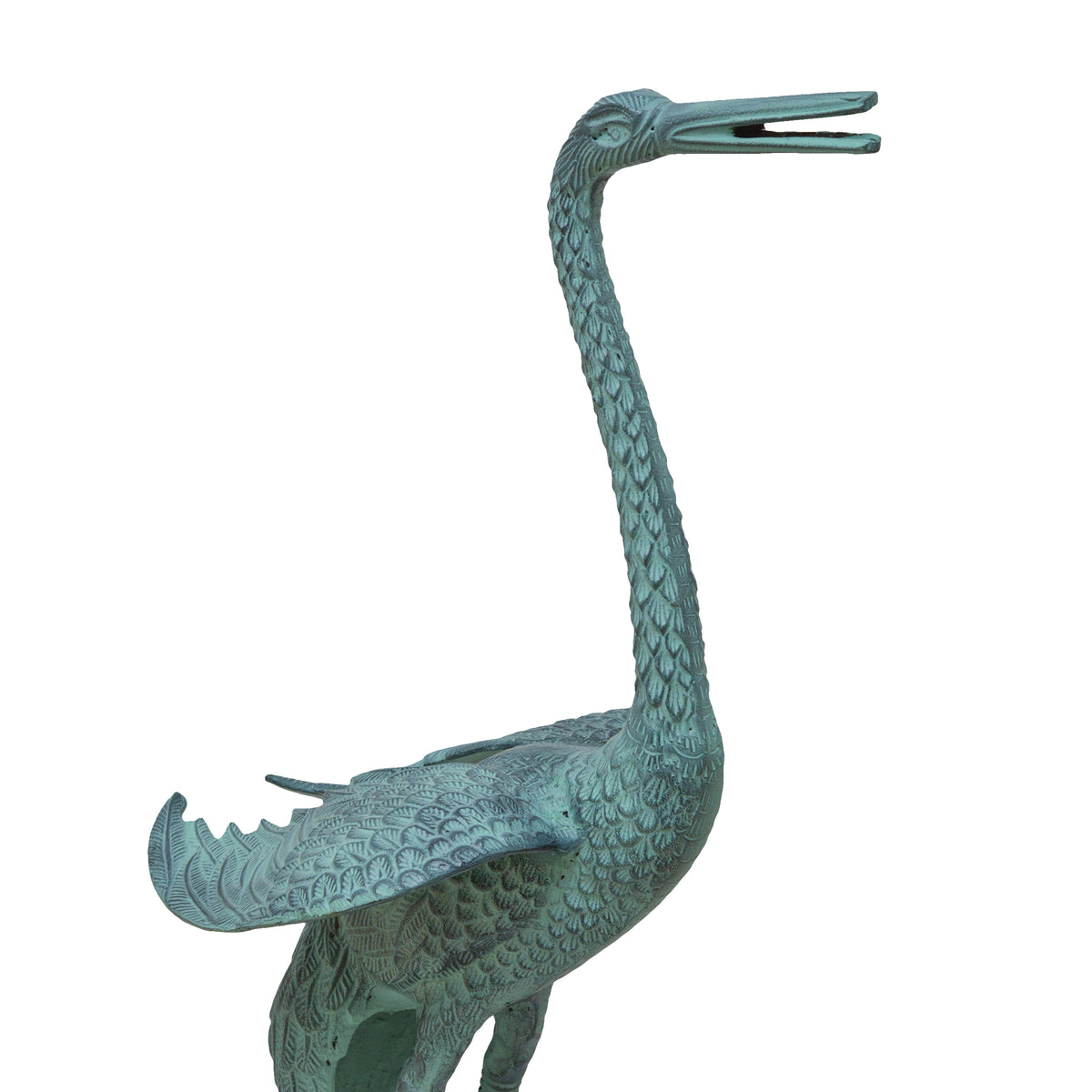 Garden Crane Statue