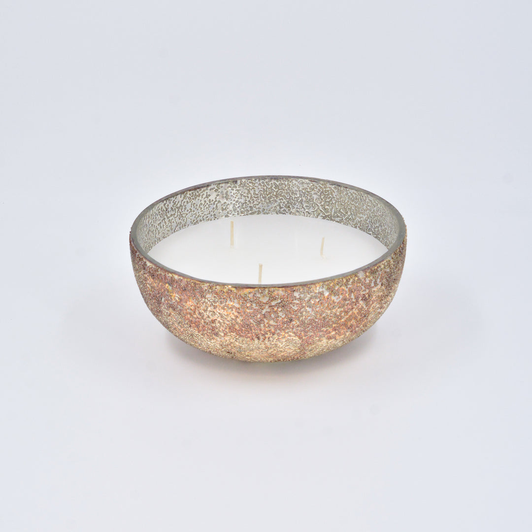 Three Wick Glass Bowl Candle