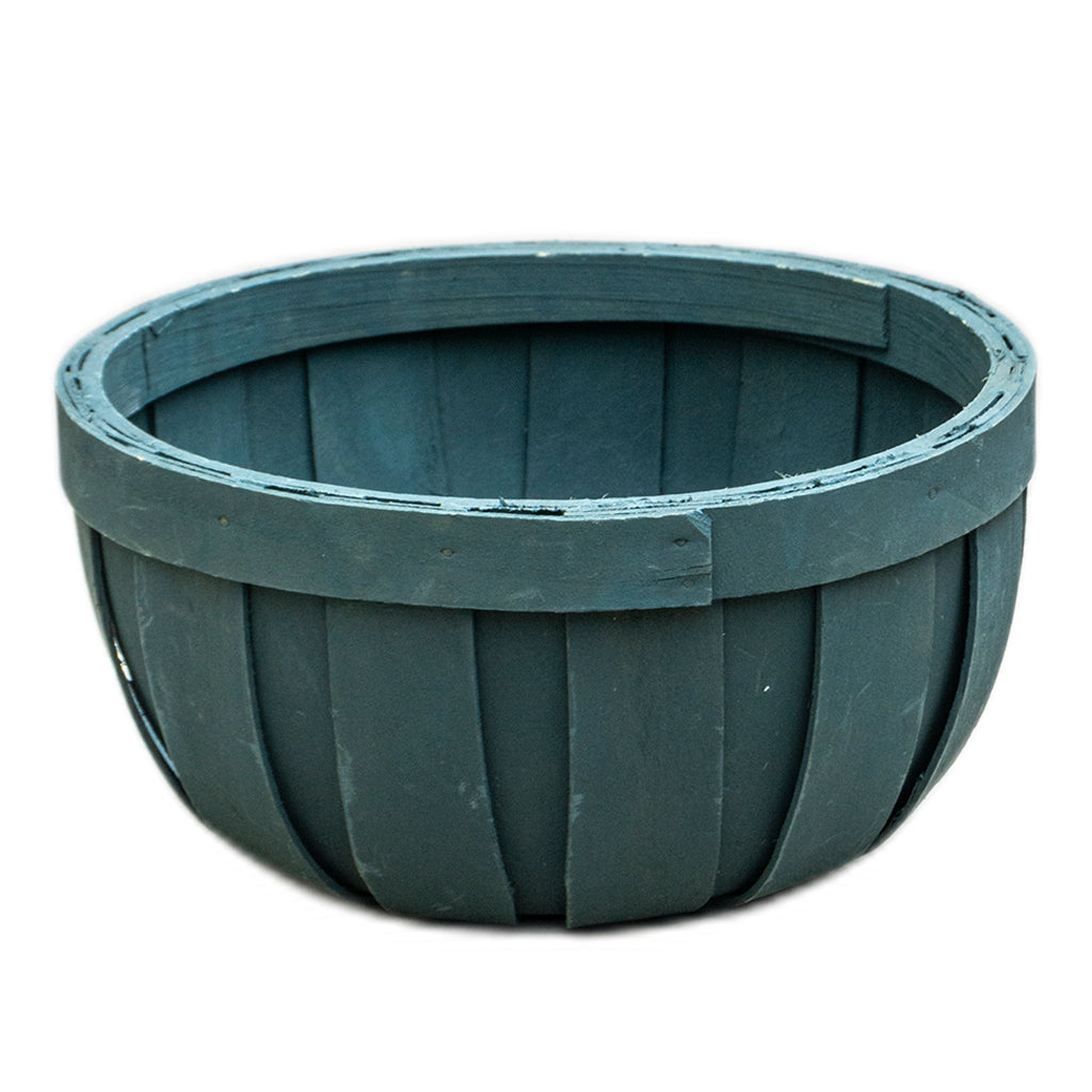 Small blue storage basket