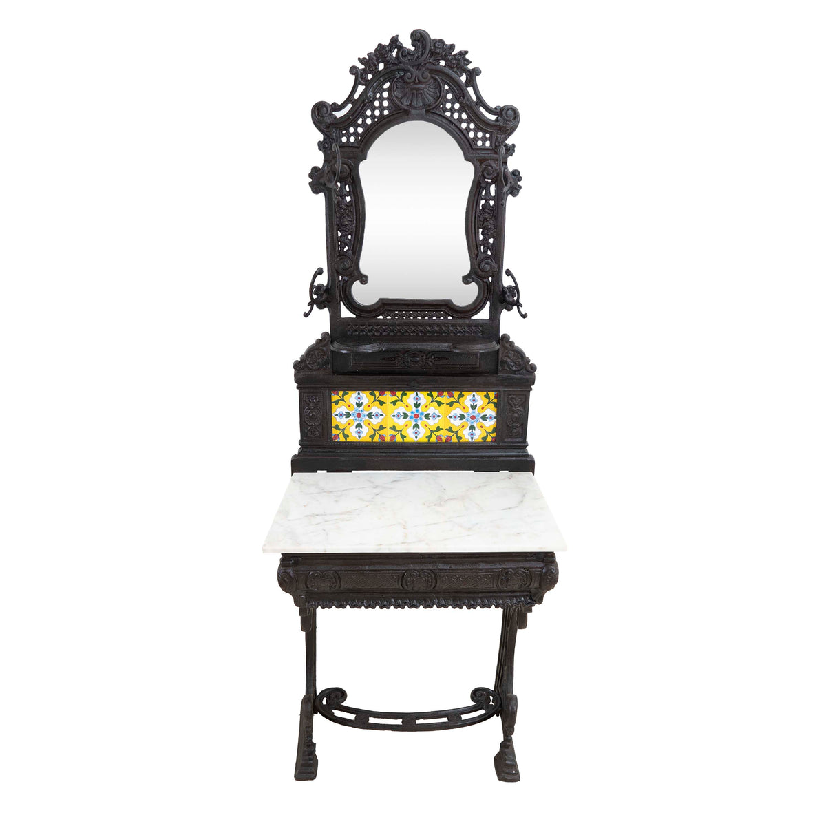 Cast Iron Dressing Table - Yellow