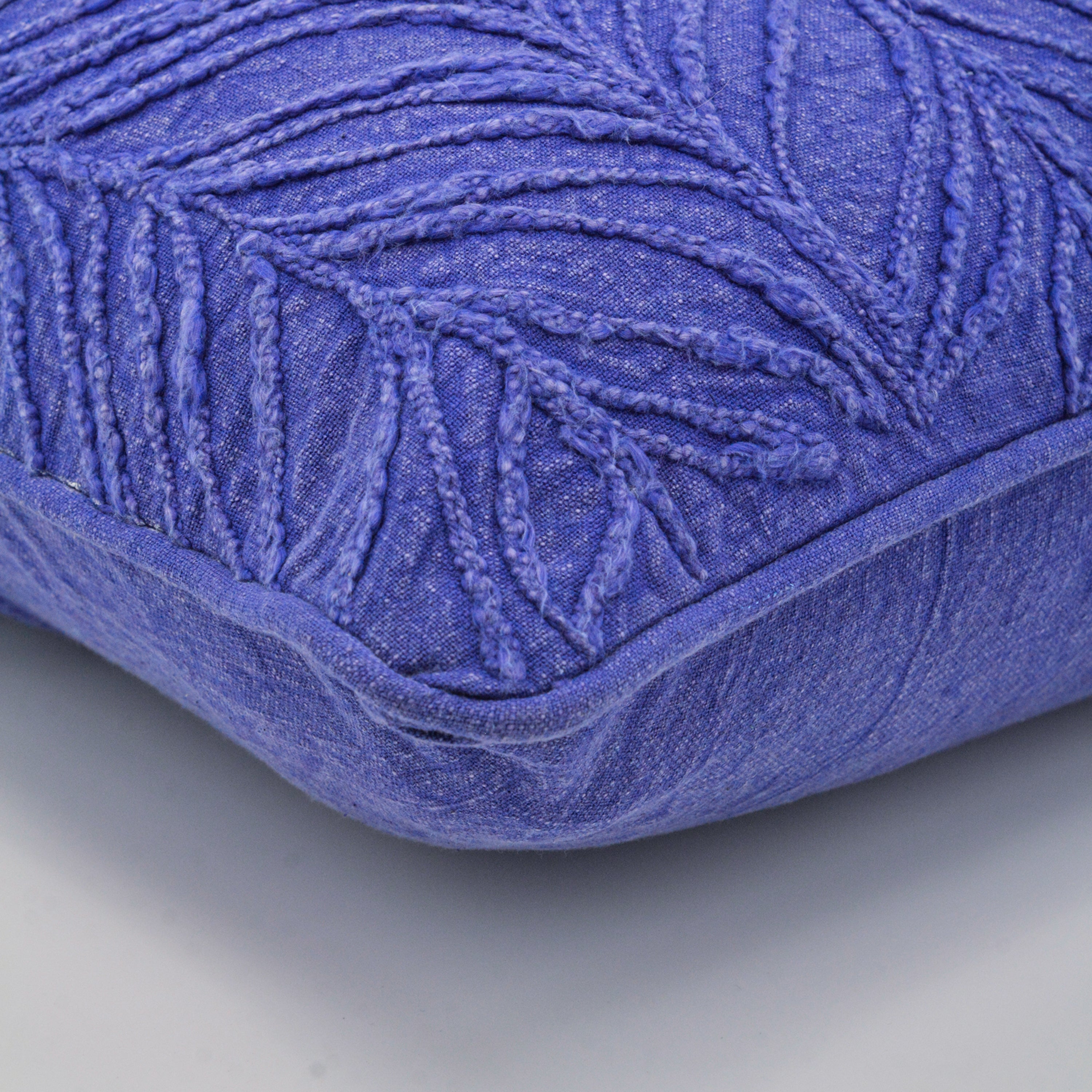 Waves Hand Embroidered Cushion Cover