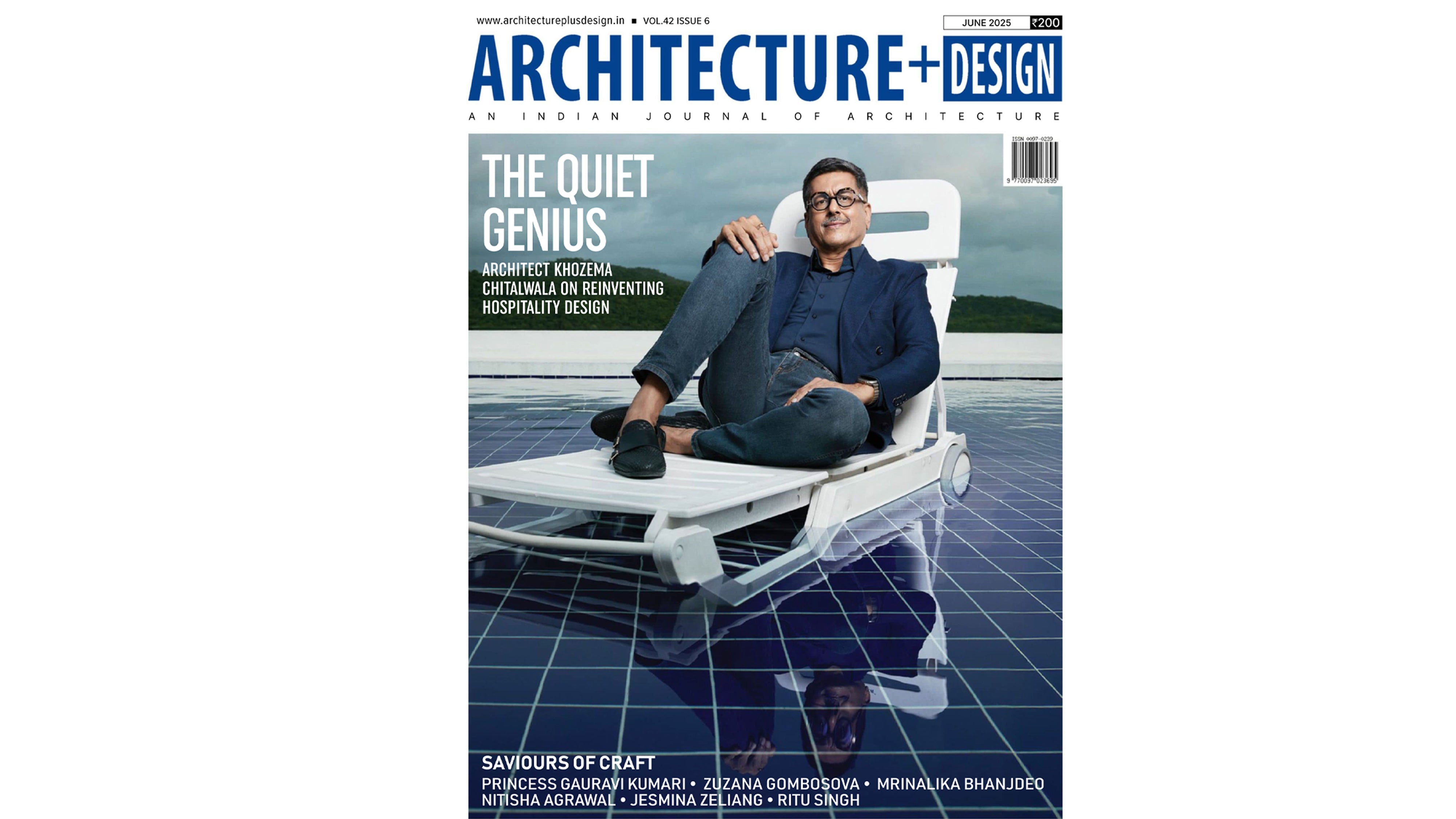 Chairs featured on Architecture + Design Magazine