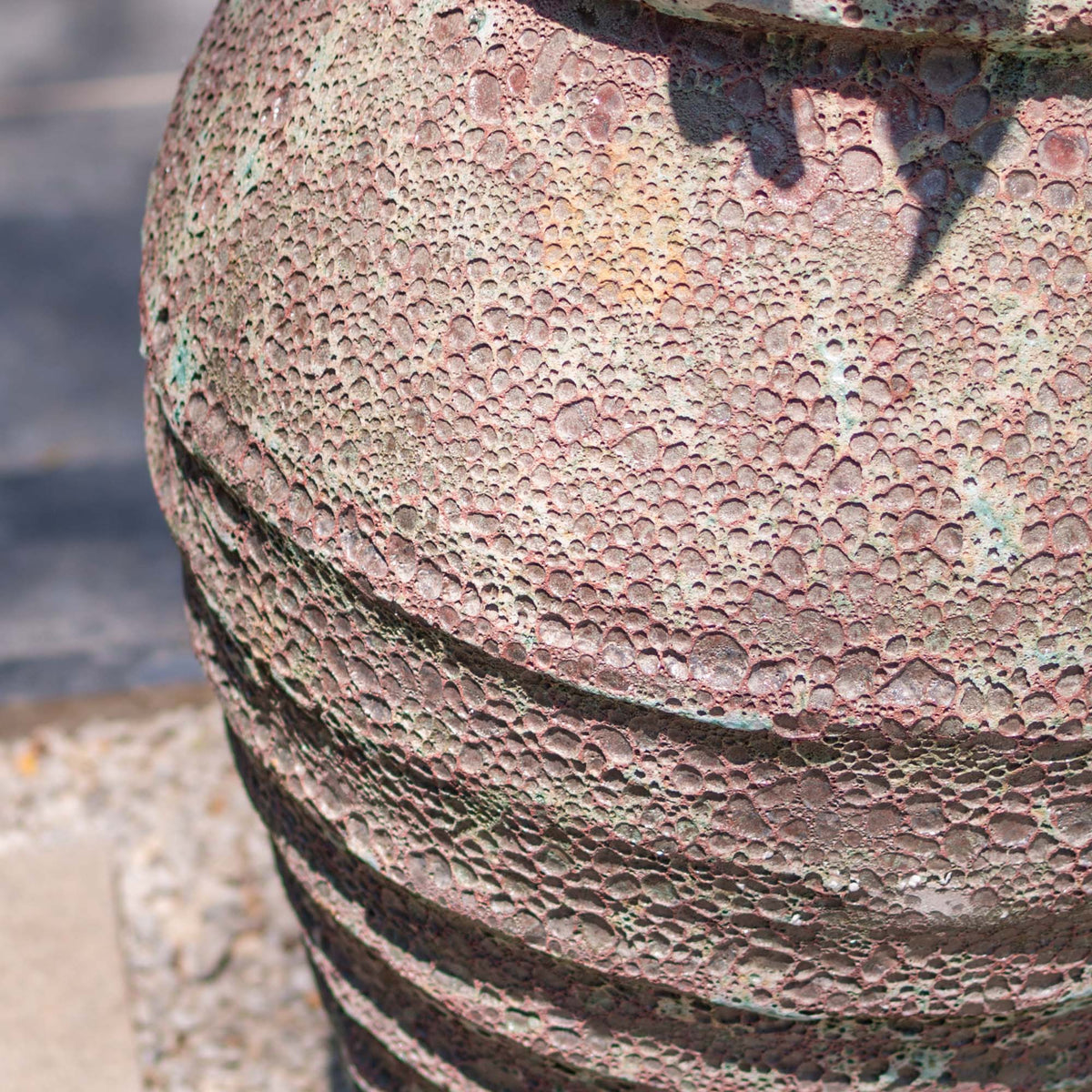 Antique Green Ceramic Pot (Large)
