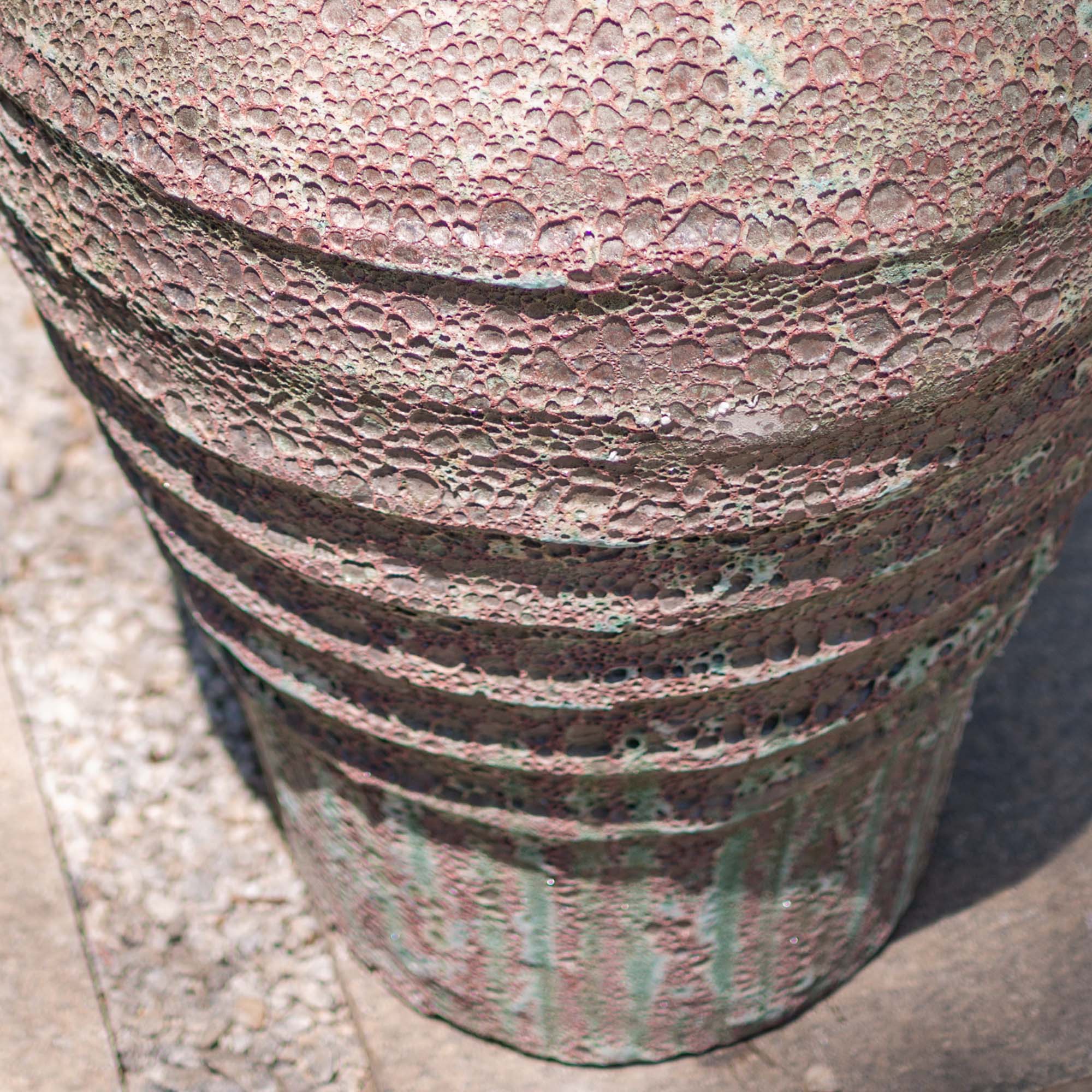Antique Green Ceramic Pot (Large)