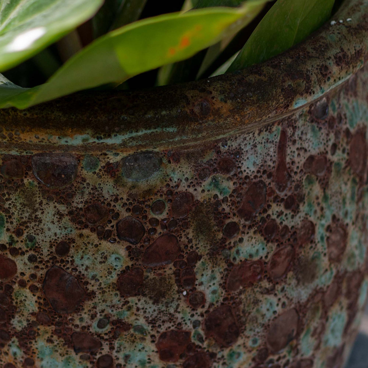 Hauer Antique Ceramic Pot Green