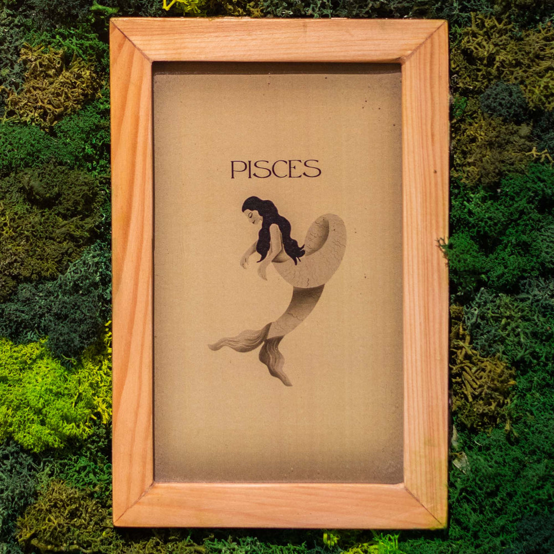 Pisces Moss Frame With Key Holder