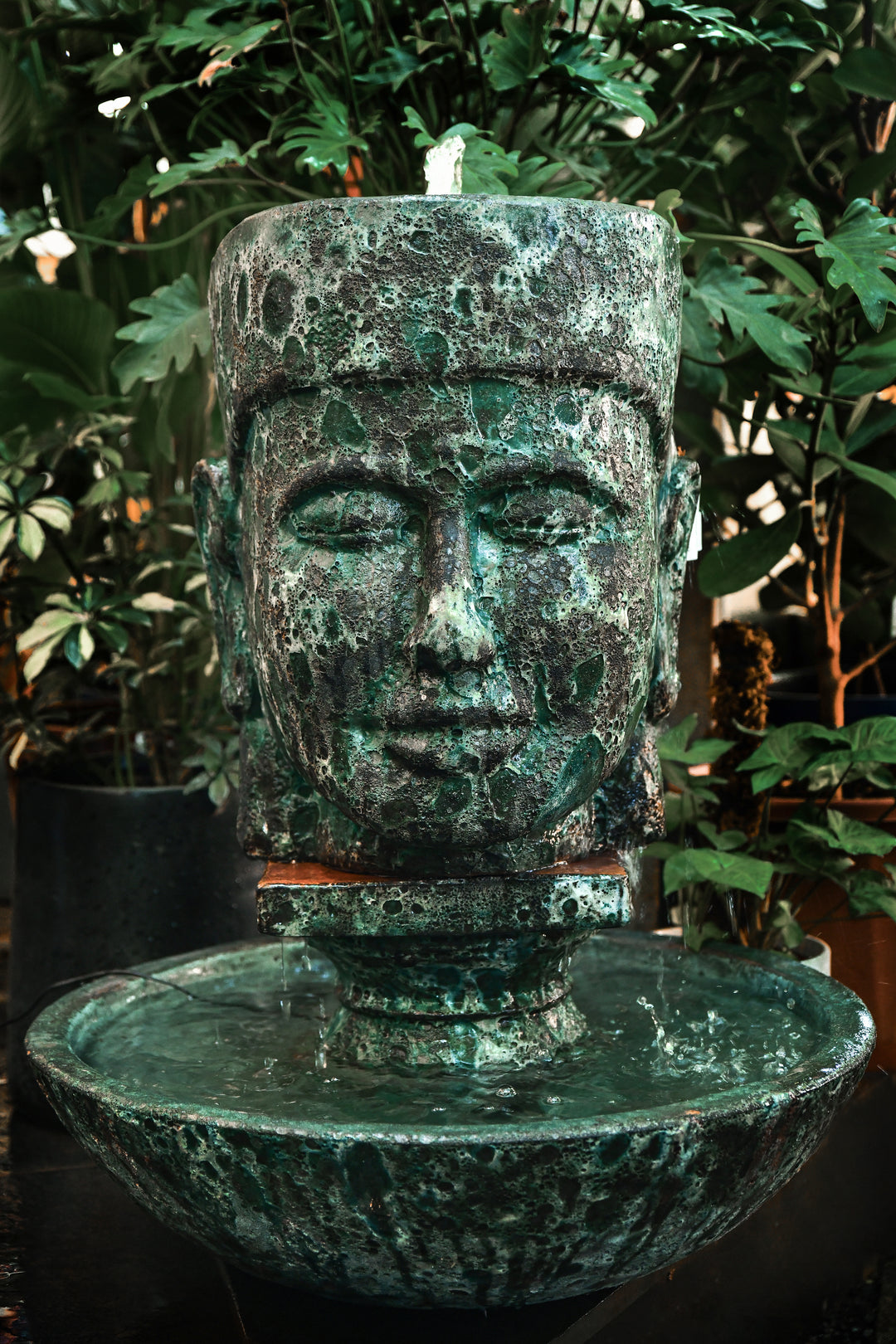 Face Ceramic Fountain