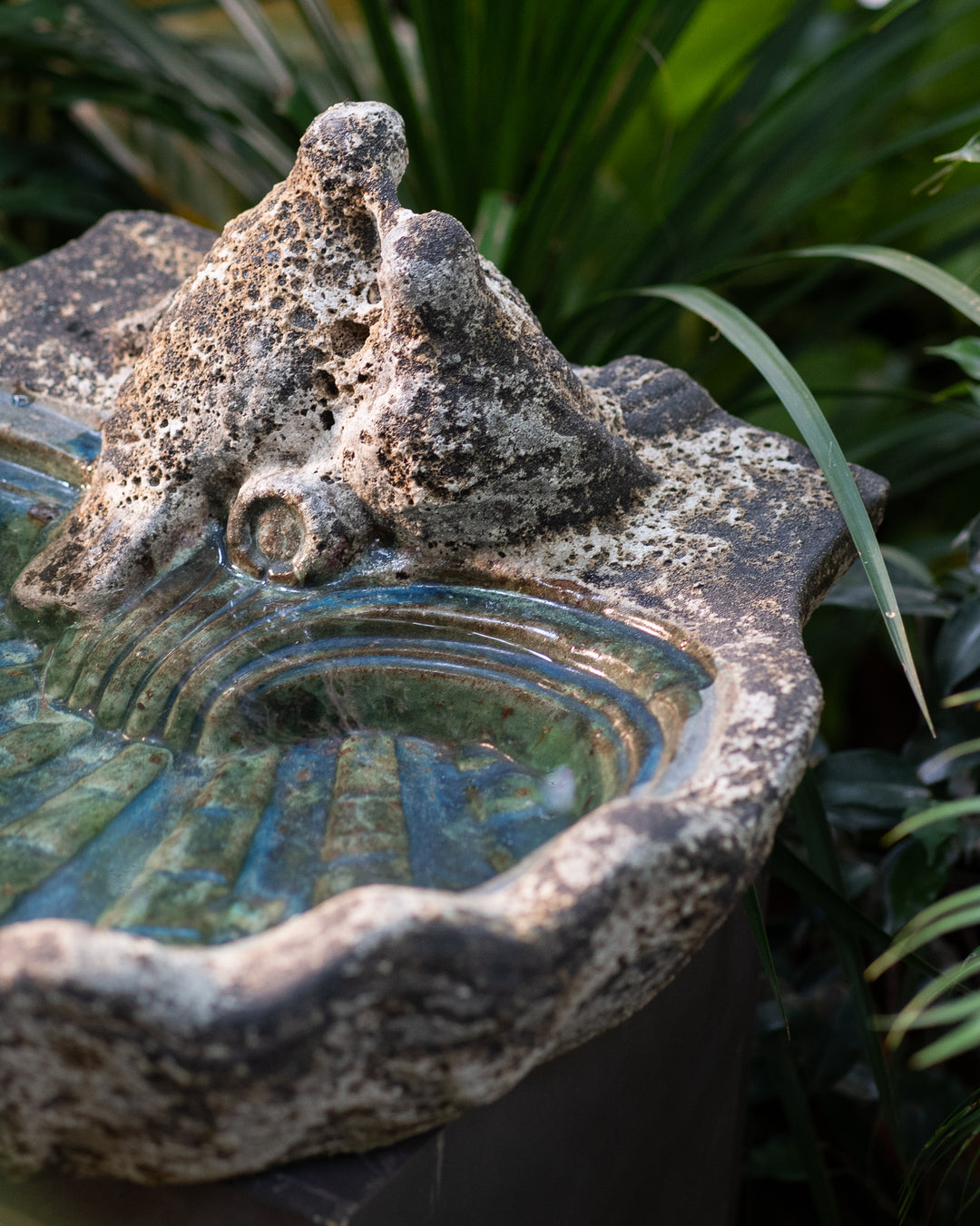 Birdbath sandblast