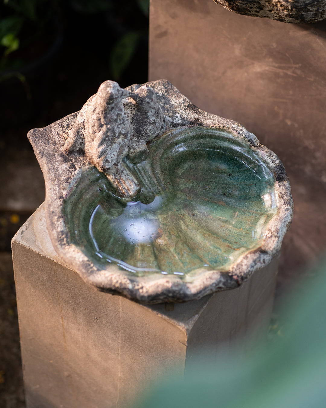 Birdbath sandblast