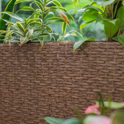 Polyrattan Planter Three in One