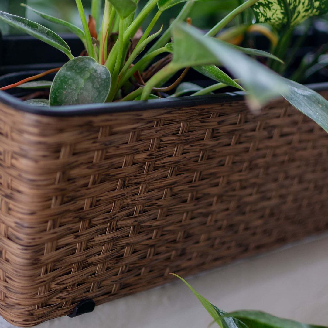 Polyrattan Hanging Planter