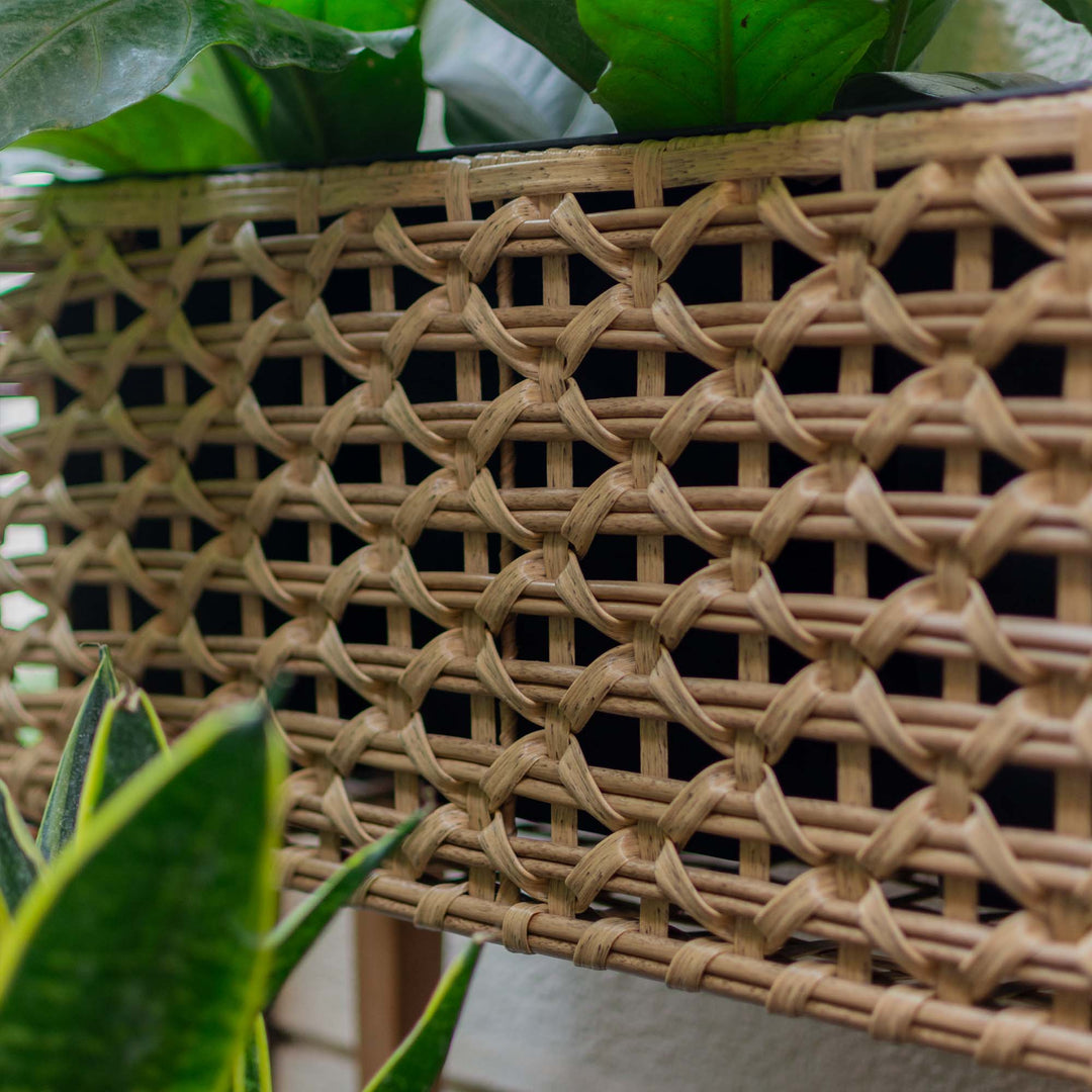 Polyrattan Planter on Stand