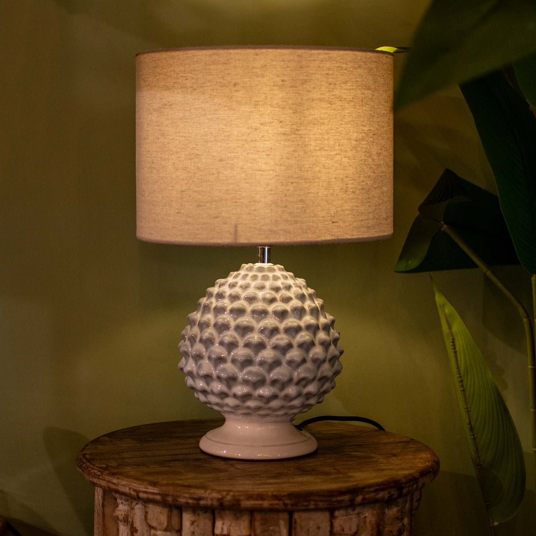 Ceramic Pineapple Base Table Lamp