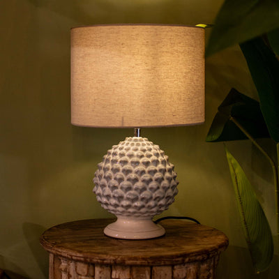 Ceramic Pineapple Base Table Lamp