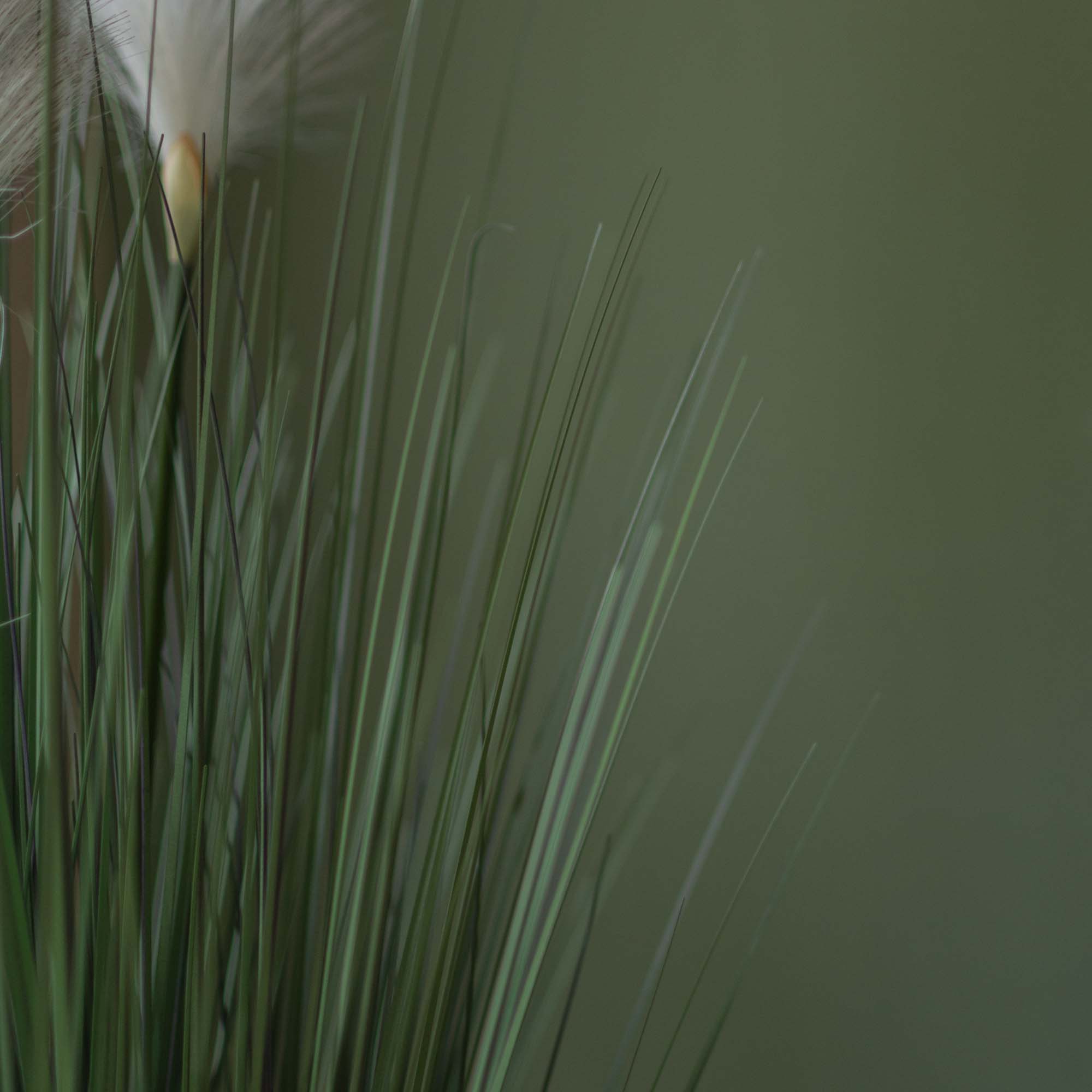 Faux Reed Grass With Pot - 3.5 Feet