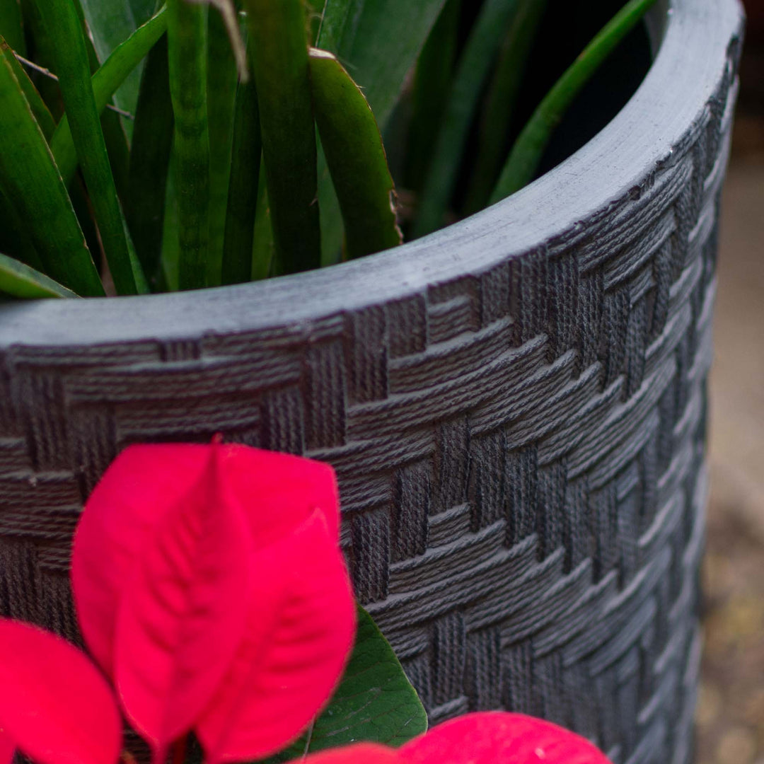 U Shaped Grey Planter