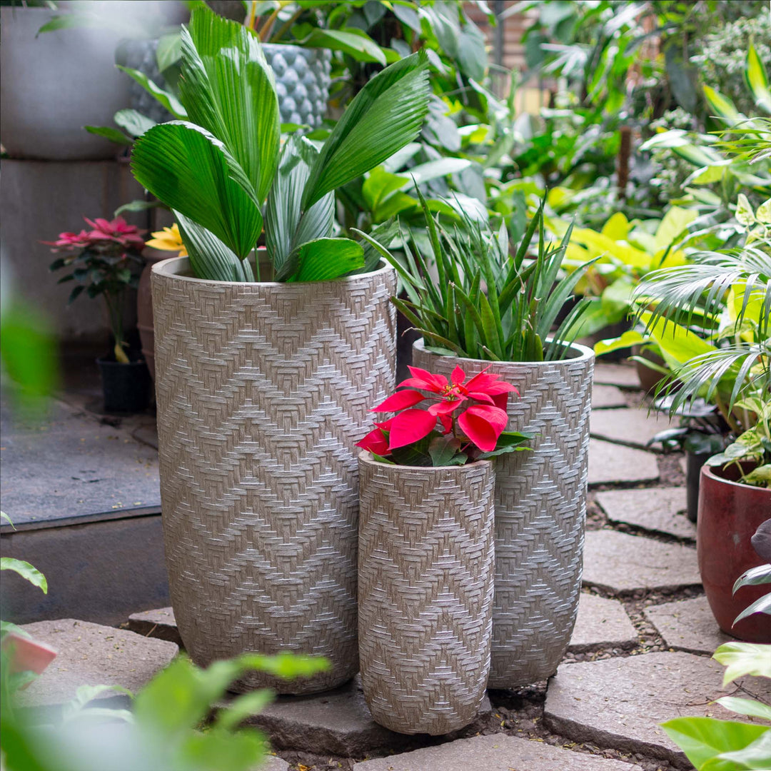 U Shaped Beige Planter