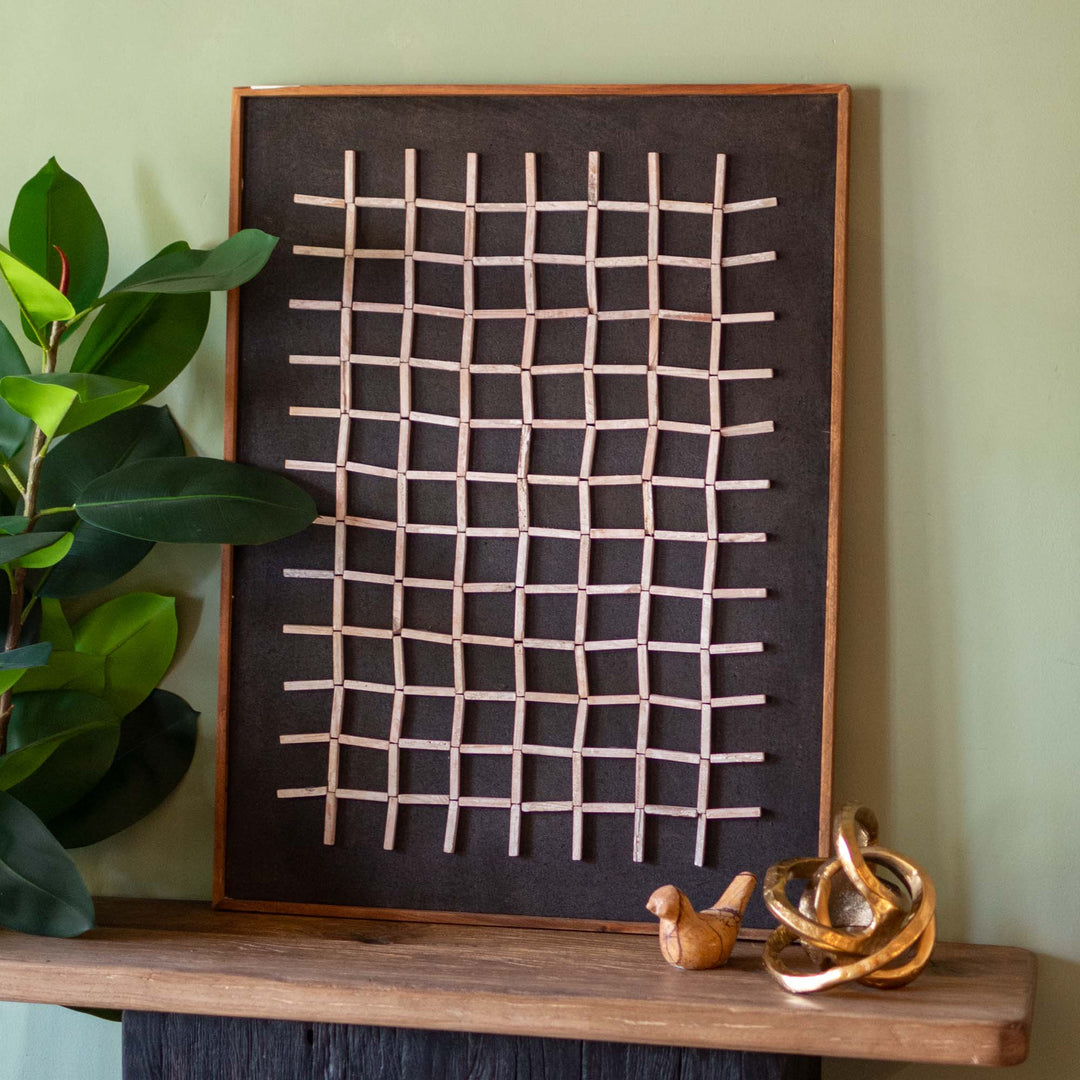 Recycled Pine Wall Art Fenced