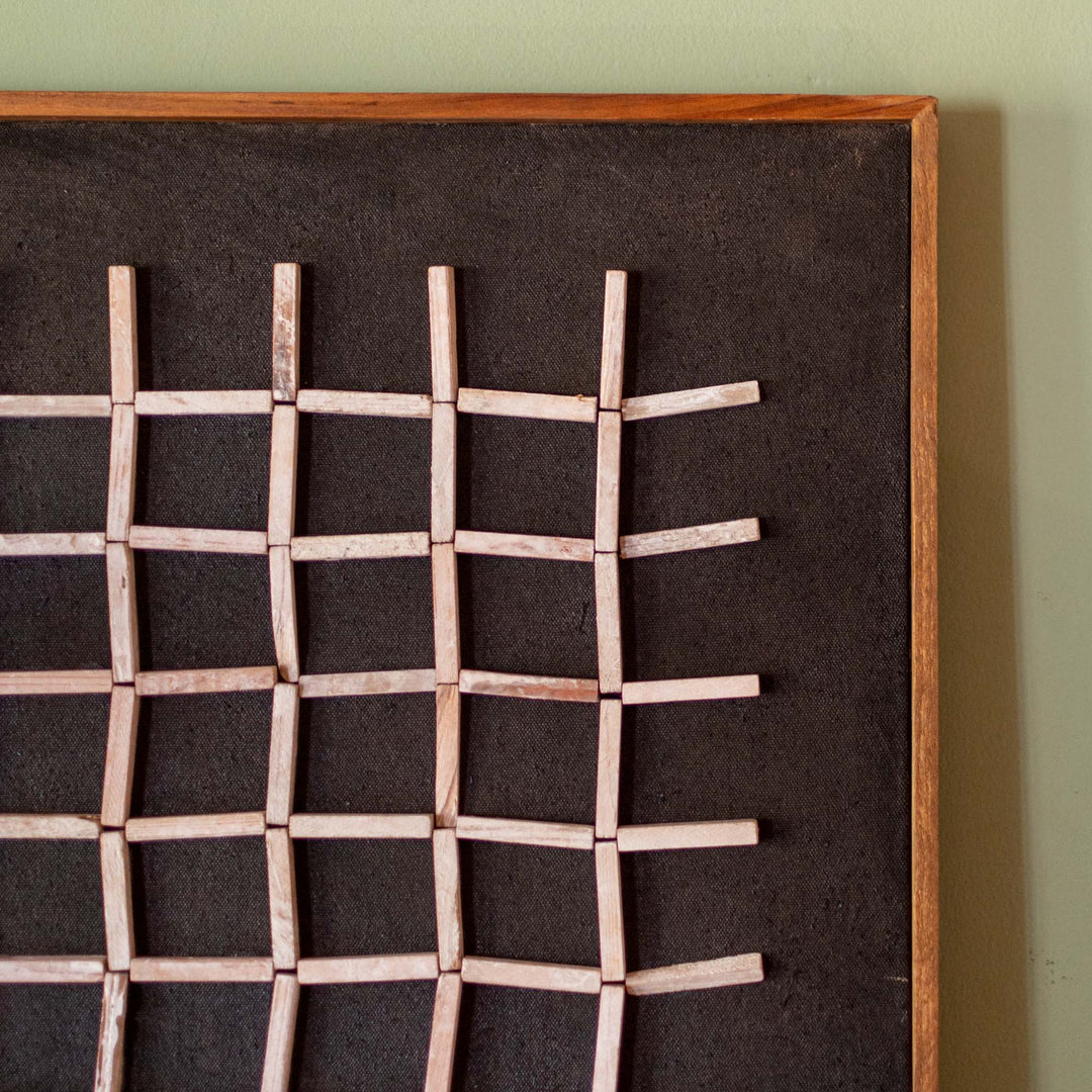 Recycled Pine Wall Art Fenced