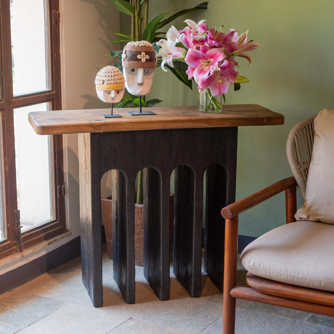 Recycled Oak Console