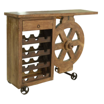 Wood Bar Console