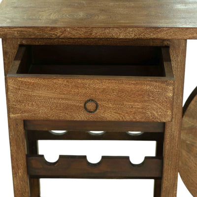 Wood Bar Console