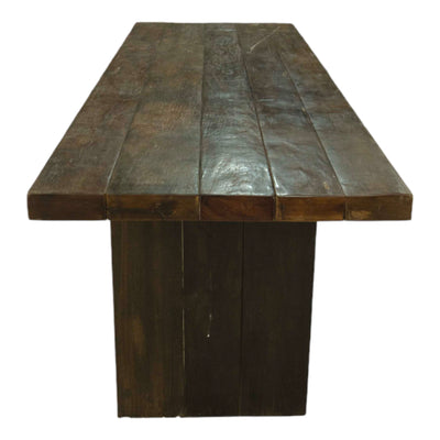 Six Seater Wooden Legs Dining Table