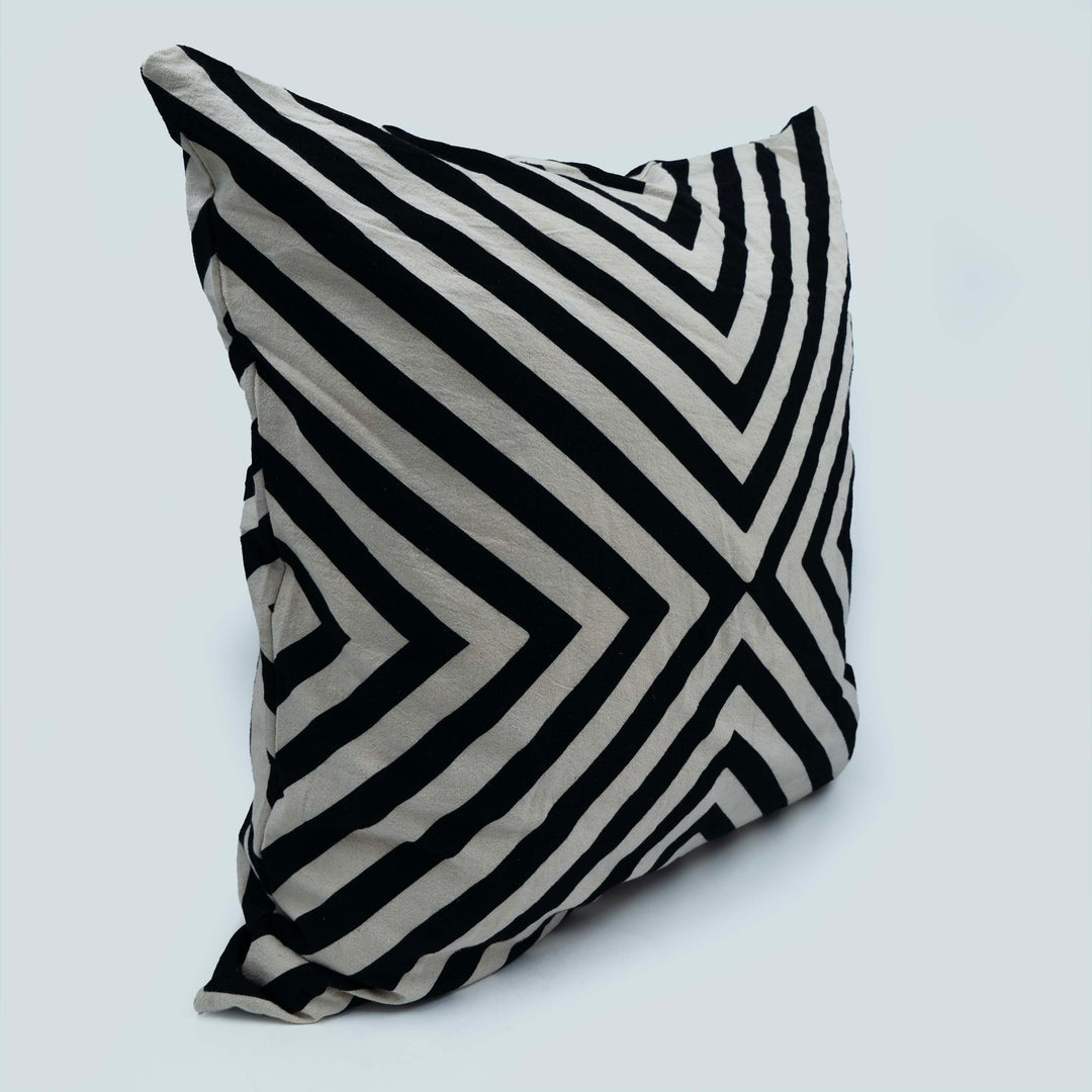 Monochrome Stripped Cushion Covers