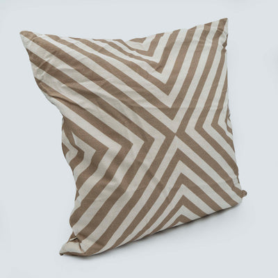 Monochrome Beige Cushion Cover