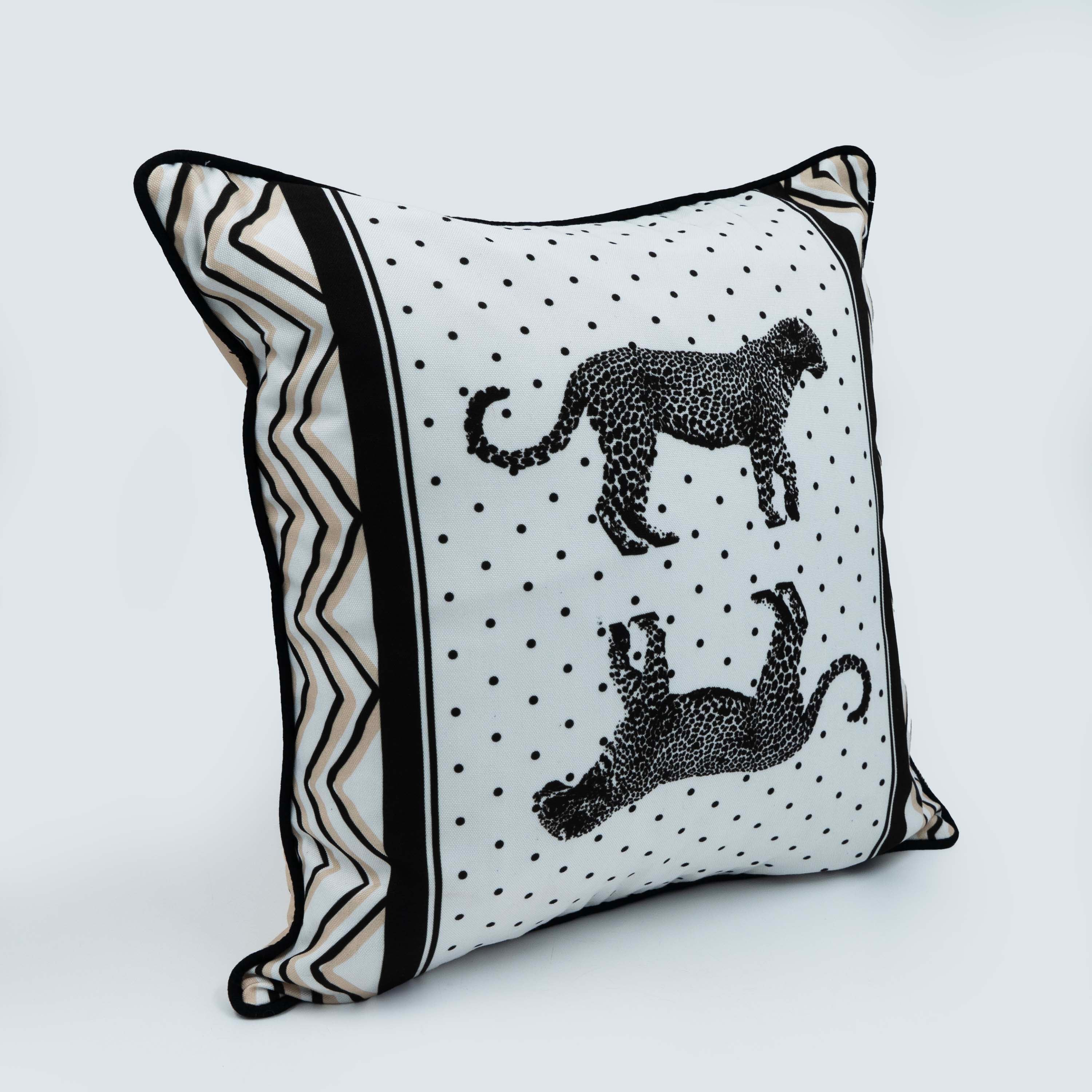 Leopard Polka Dot Cushion Cover