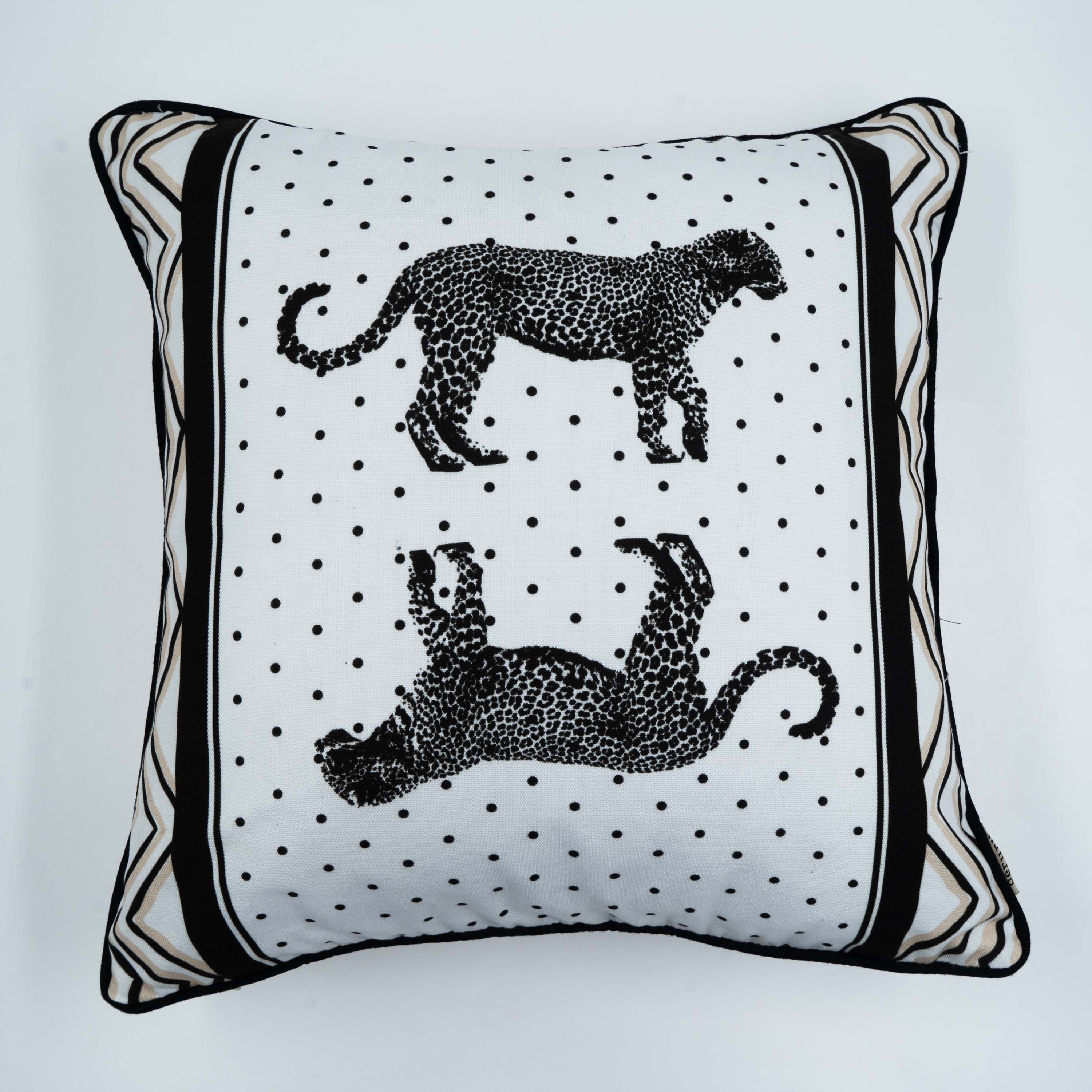 Leopard Polka Dot Cushion Cover