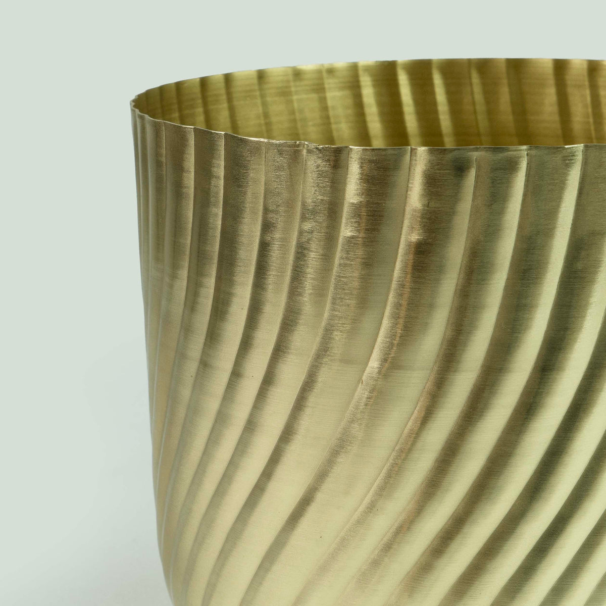 Diagonal Fluted Planter