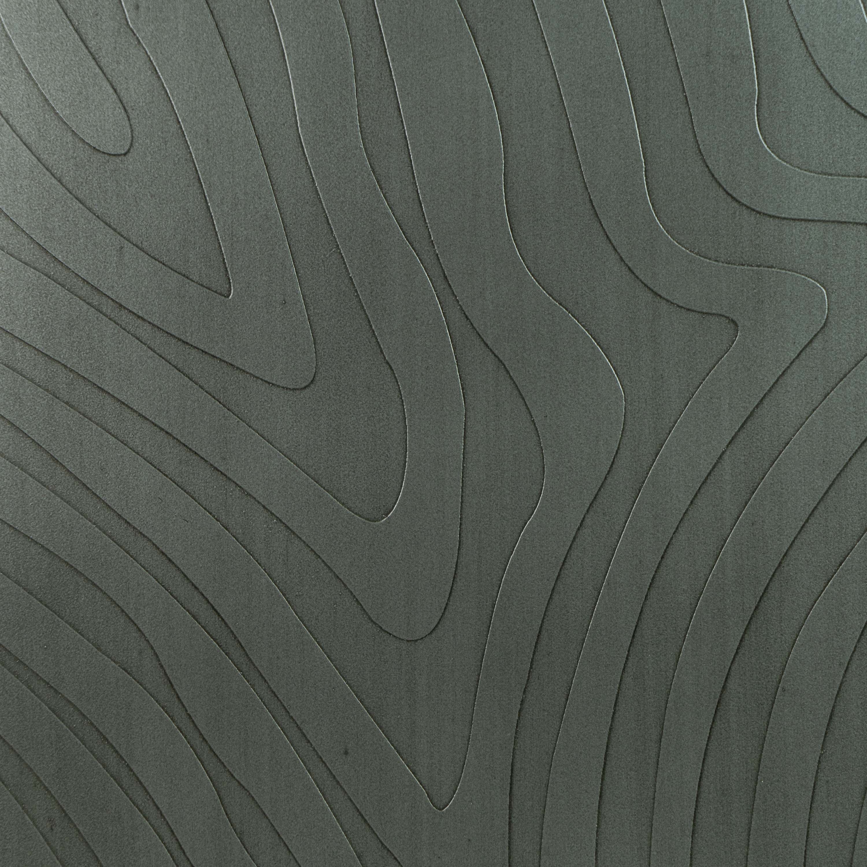 Etched Wall Panel Zinc Antique Grey