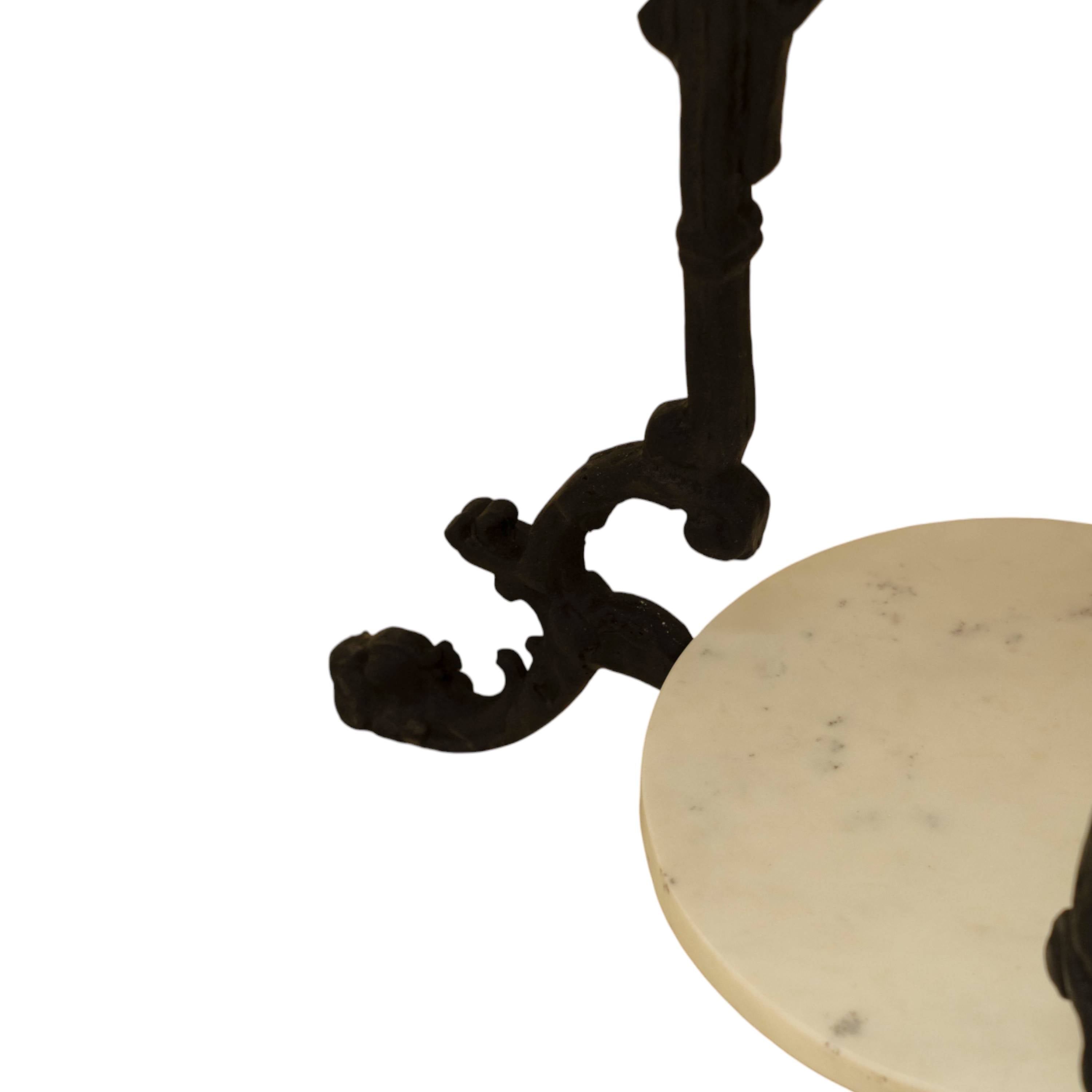 Three Step Marble Top Stand