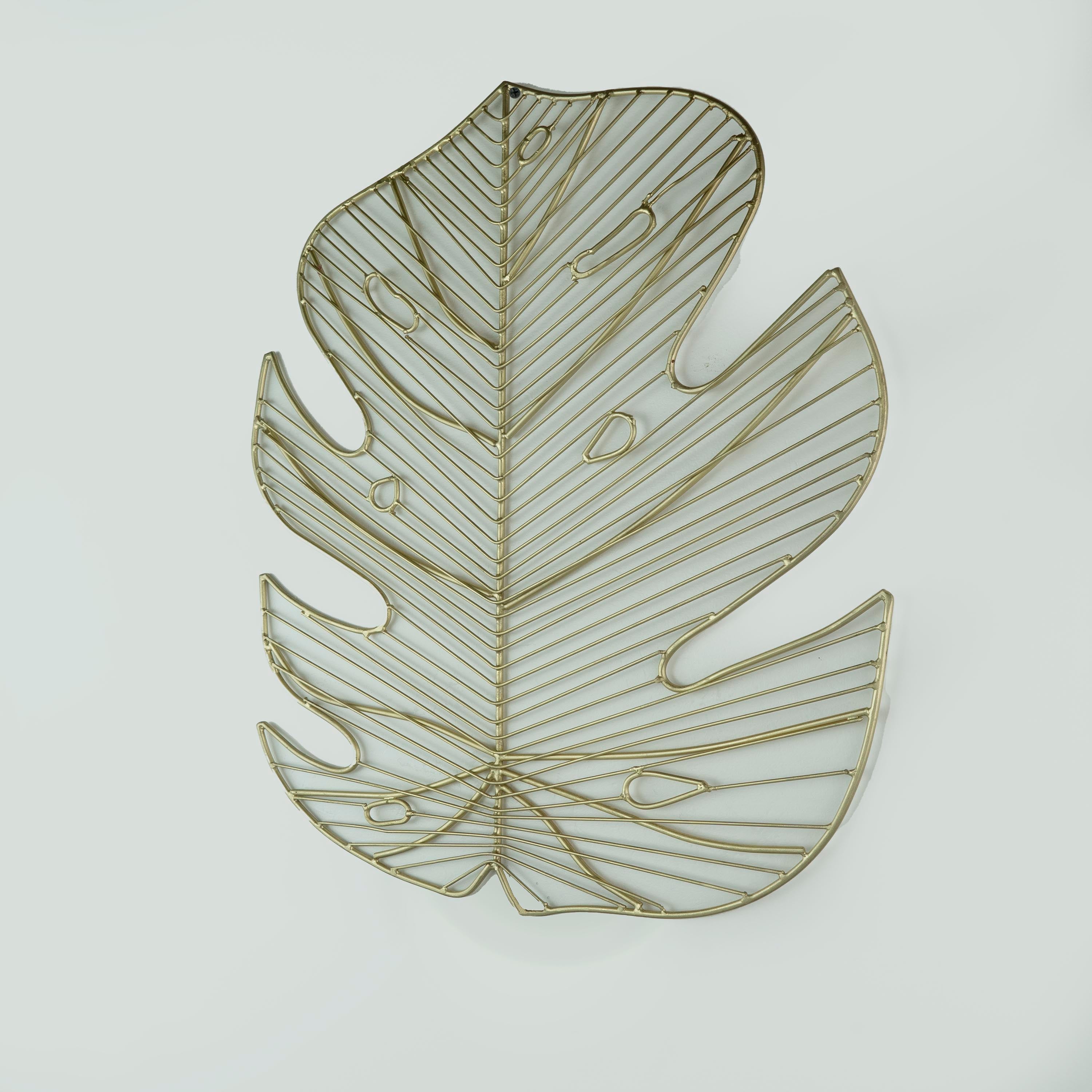 Monstera Metal Wall Decor Leaf