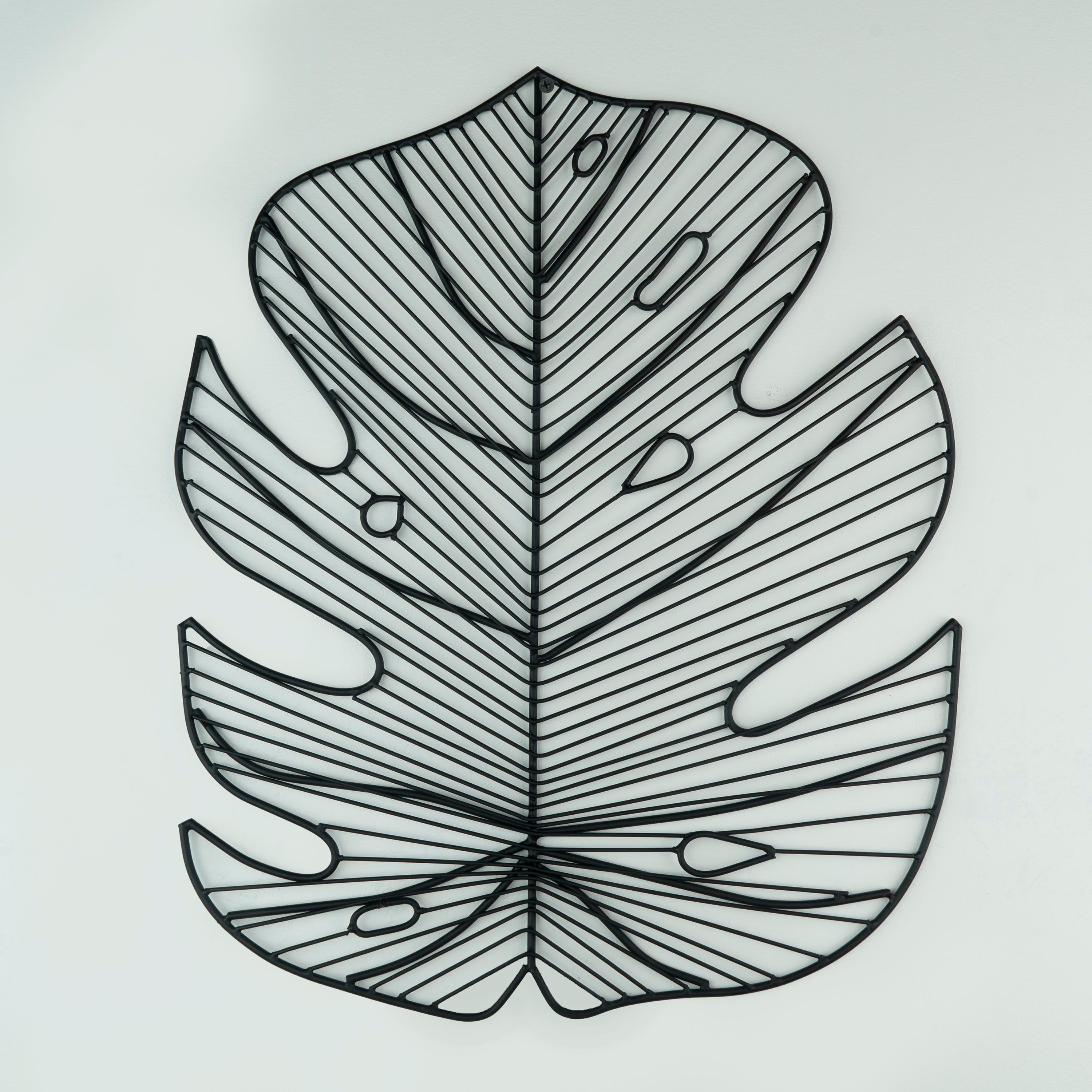 Monstera Metal Wall Decor Leaf