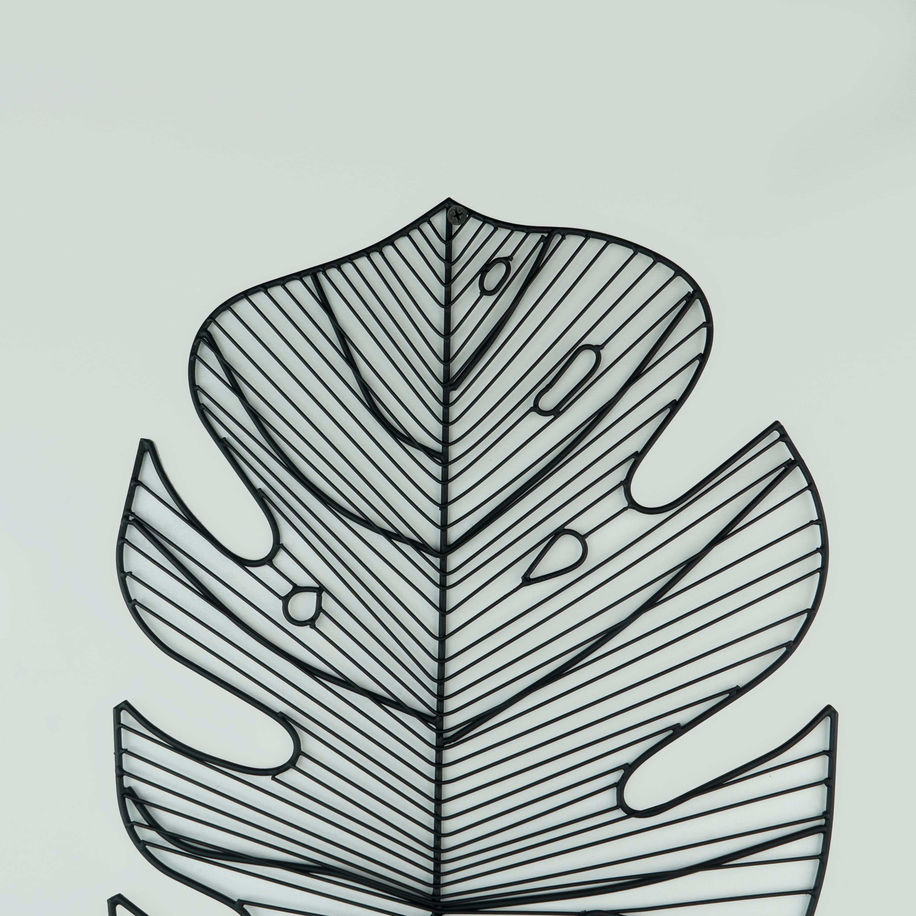 Monstera Metal Wall Decor Leaf